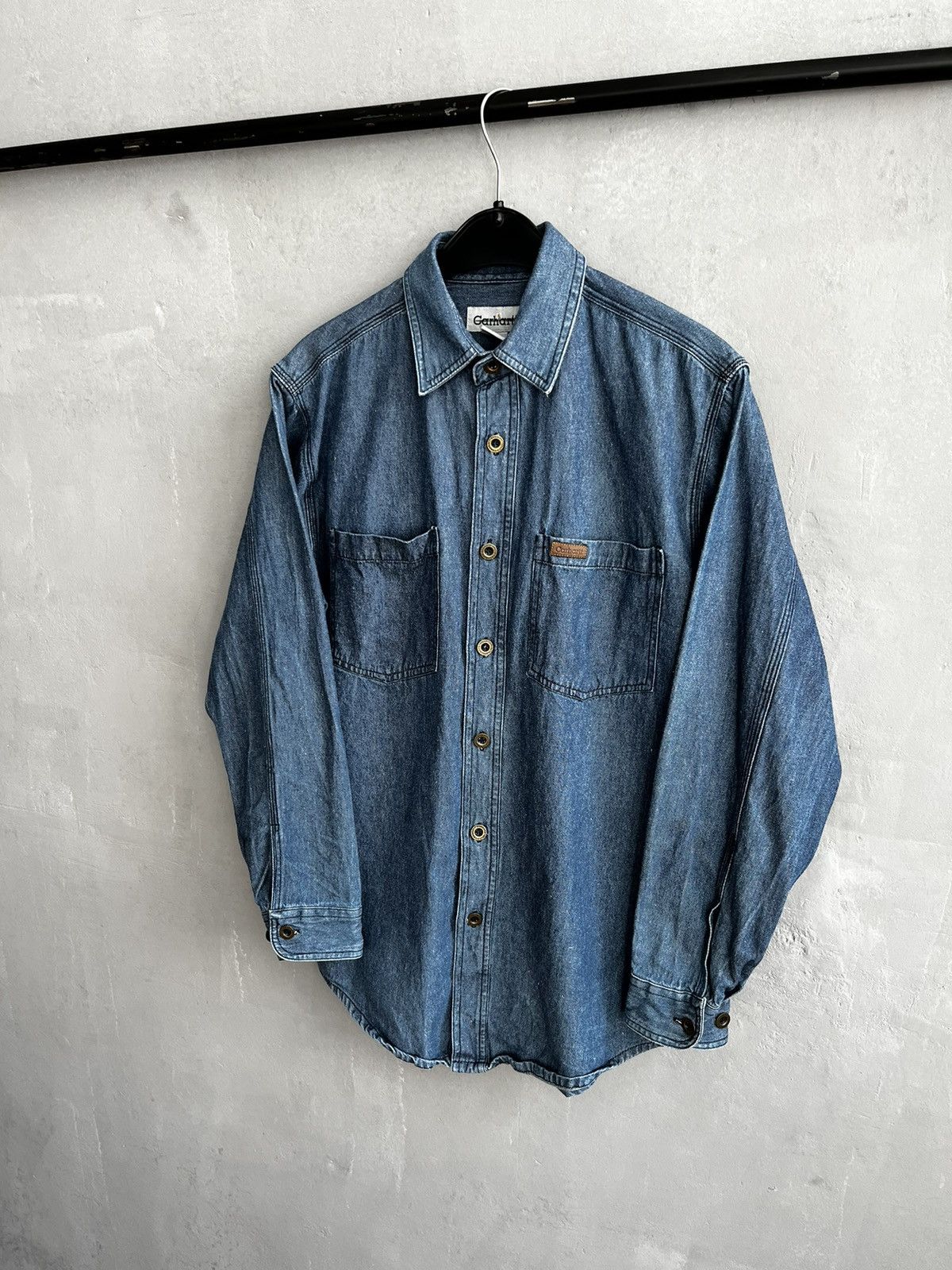 Carhartt × Carhartt Wip × Vintage Carhartt denim shirt vintage Size US S / EU 44-46 / 1 - 4 Thumbnail