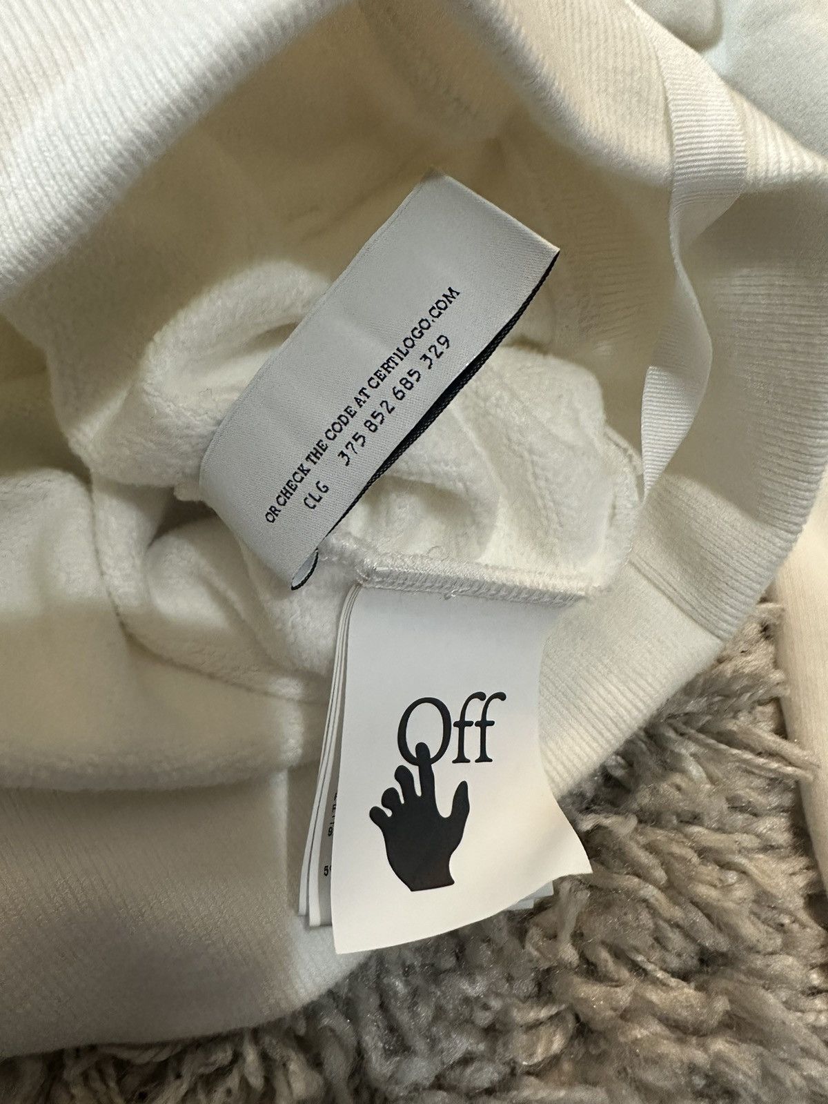 Off-White × Virgil Abloh Off-White Wizard White Hoodie Size L Size US L / EU 52-54 / 3 - 8 Thumbnail