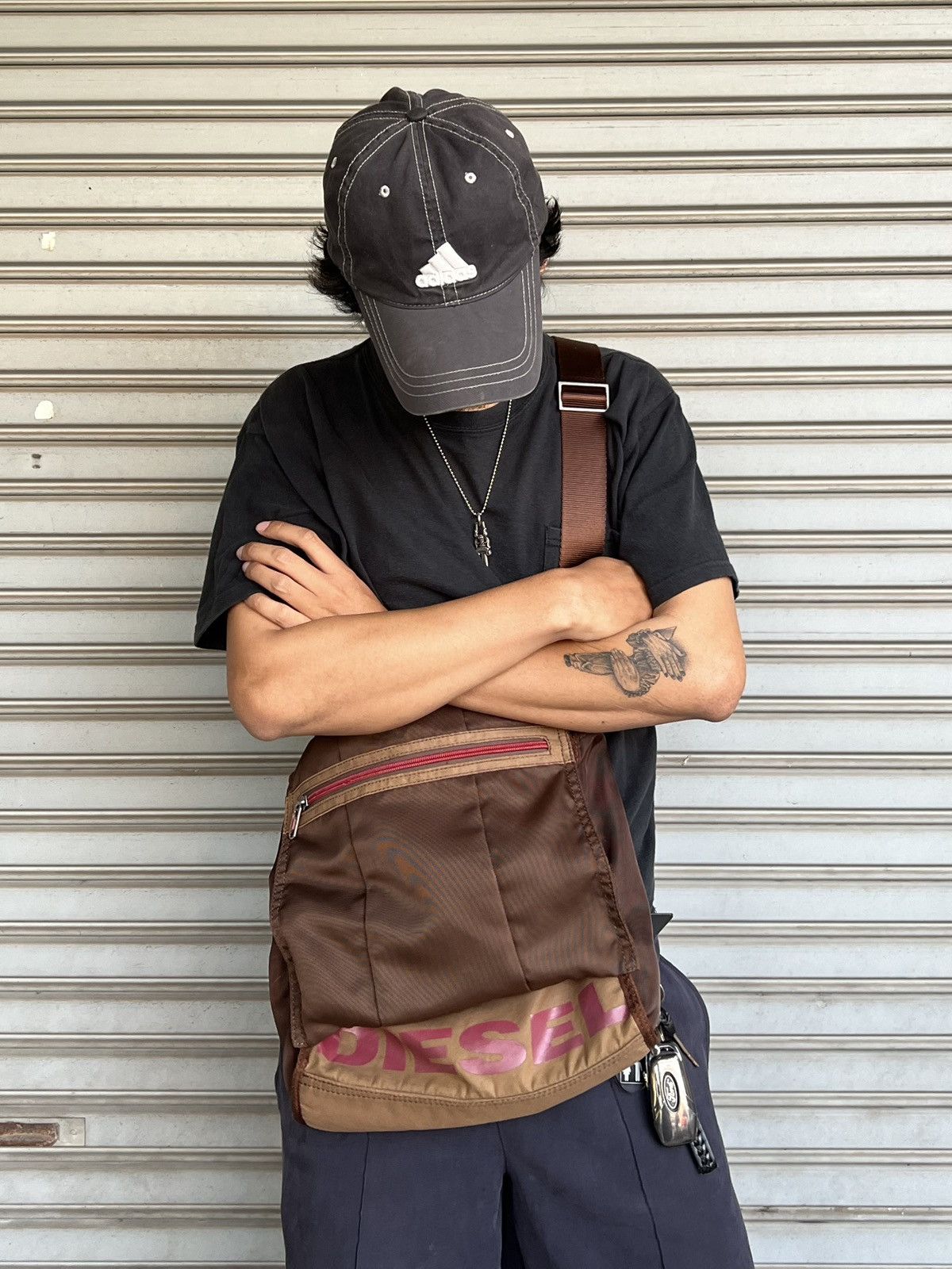 Diesel DIESEL Vintage Shoulder Sling Bag Size ONE SIZE - 2 Thumbnail
