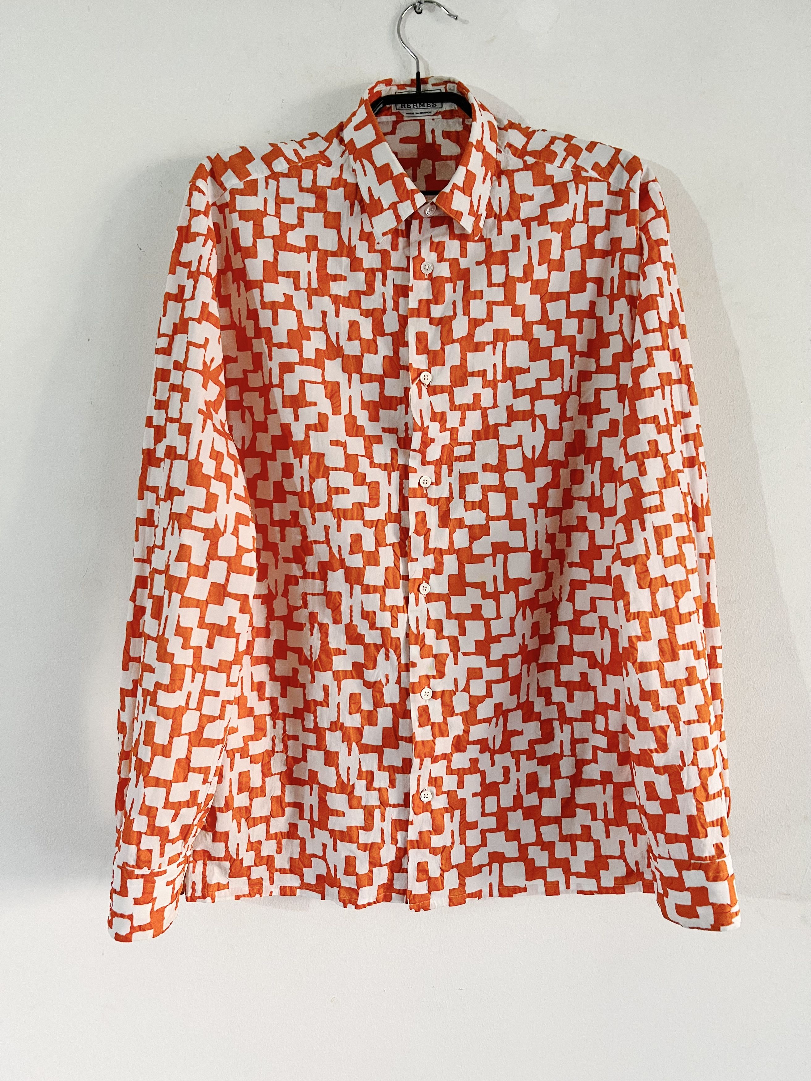 Hermes Hermes Stylized Monogram Shirt Size US M / EU 48-50 / 2 - 2 Thumbnail