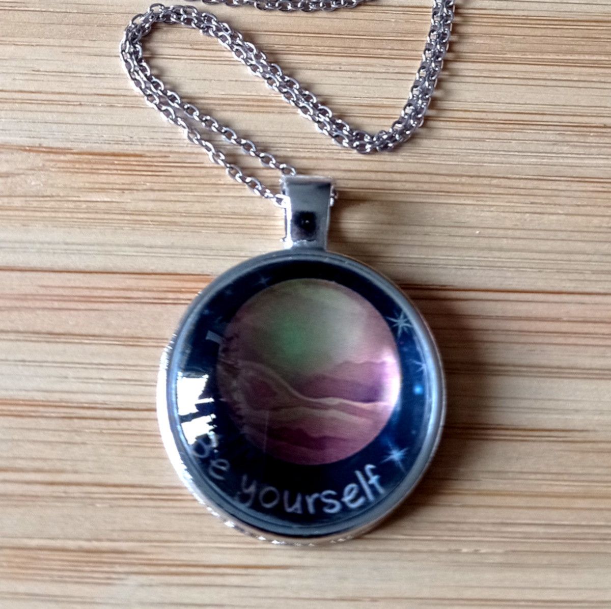Hysteric Glamour × Japanese Brand × Vintage Punk Tiny Planet Mars Stainless Steel Silver Necklace Unique Size ONE SIZE - 6 Thumbnail