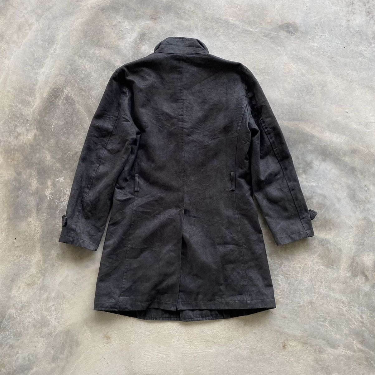 Tornado Mart TORNADO MART Black Velvet Dyed Coat Jacket Size US S / EU 44-46 / 1 - 2 Thumbnail