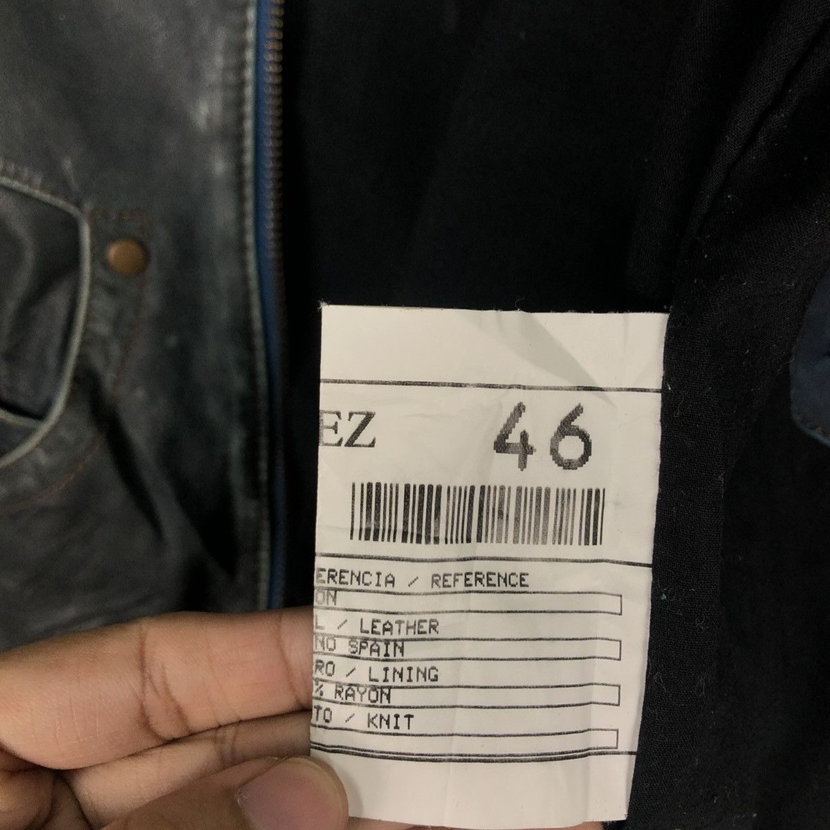 Japanese Brand 🔥IF SIX WAS NINE DESIGN LEATHER BIKER JACKET SAGA IBANEZ Size US S / EU 44-46 / 1 - 21 Thumbnail