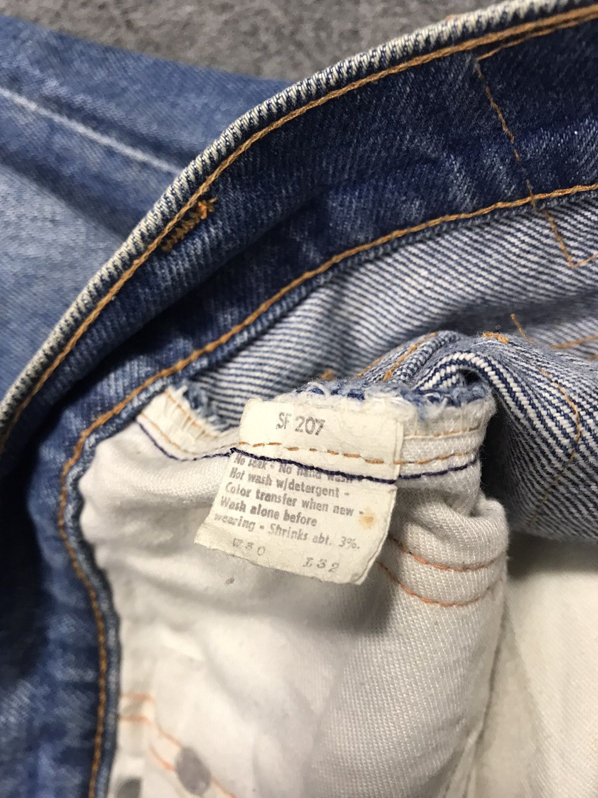 Levi's Vintage Clothing Levi's Lot 517-0217 Indigo Denim Jeans Relaxed Tapered Size US 29 - 9 Thumbnail