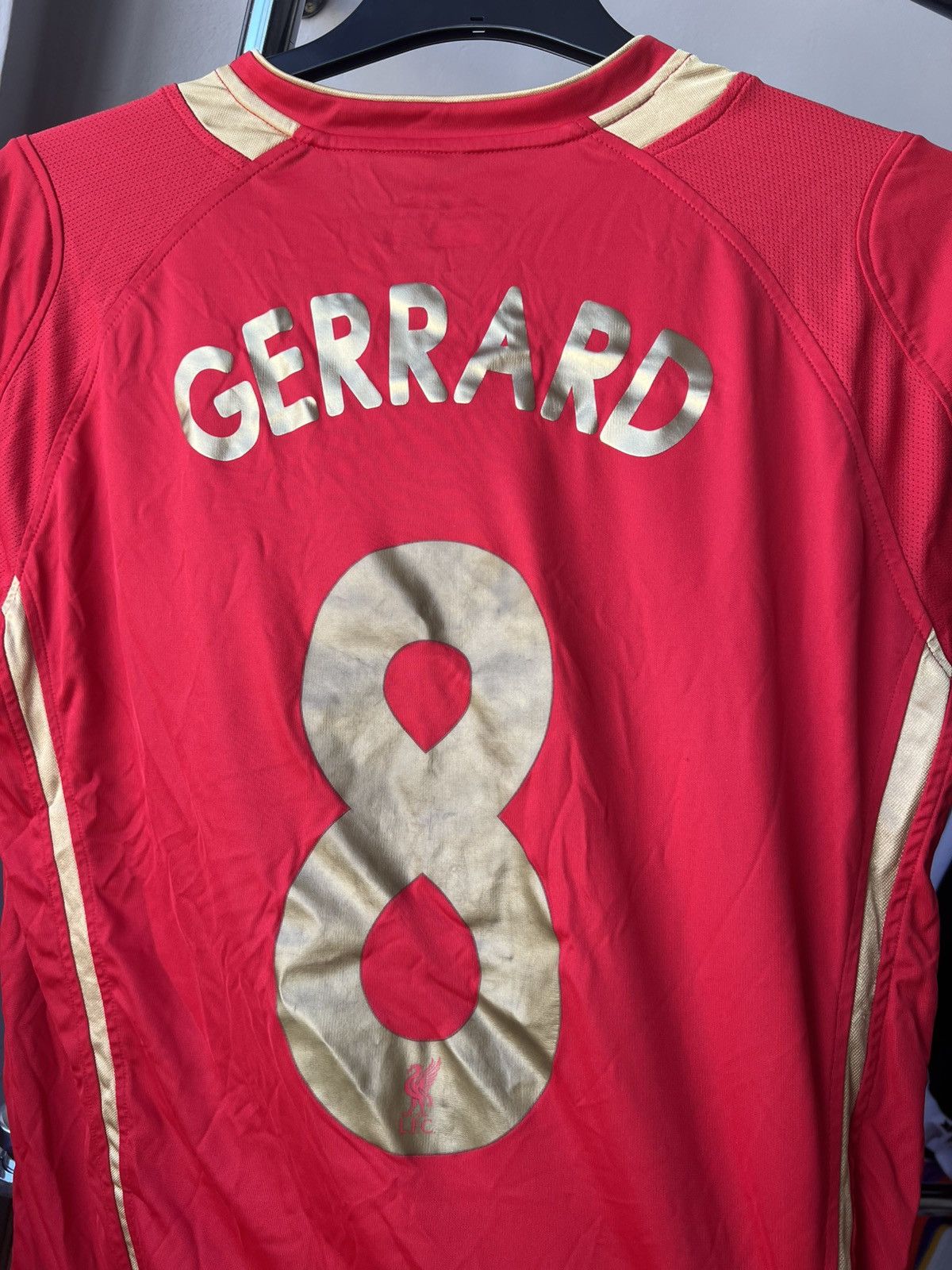 Reebok 2005/06 LIVERPOOL FC #8 GERRARD HOME SOCCER JERSEY SHIRT M-L Size US L / EU 52-54 / 3 - 17 Thumbnail