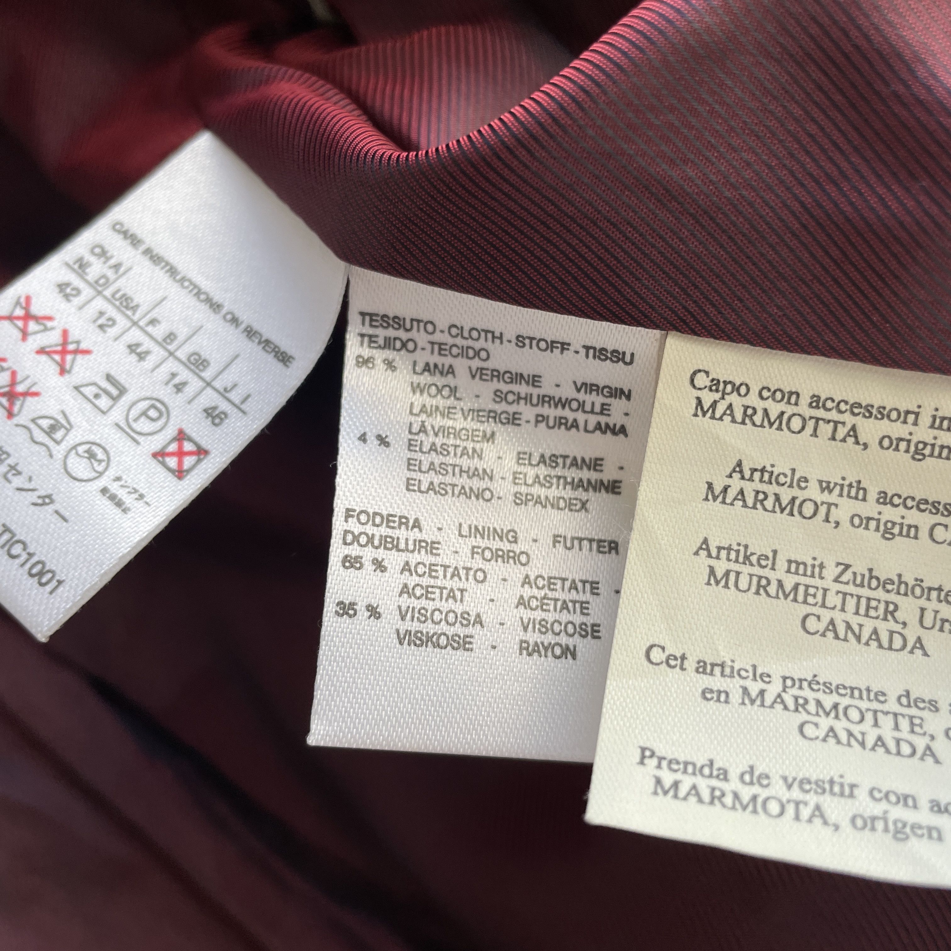 Sportmax Sportmax by Max Mara Marmot Fur Check Wool Blazer Size XL / US 12-14 / IT 48-50 - 11 Thumbnail