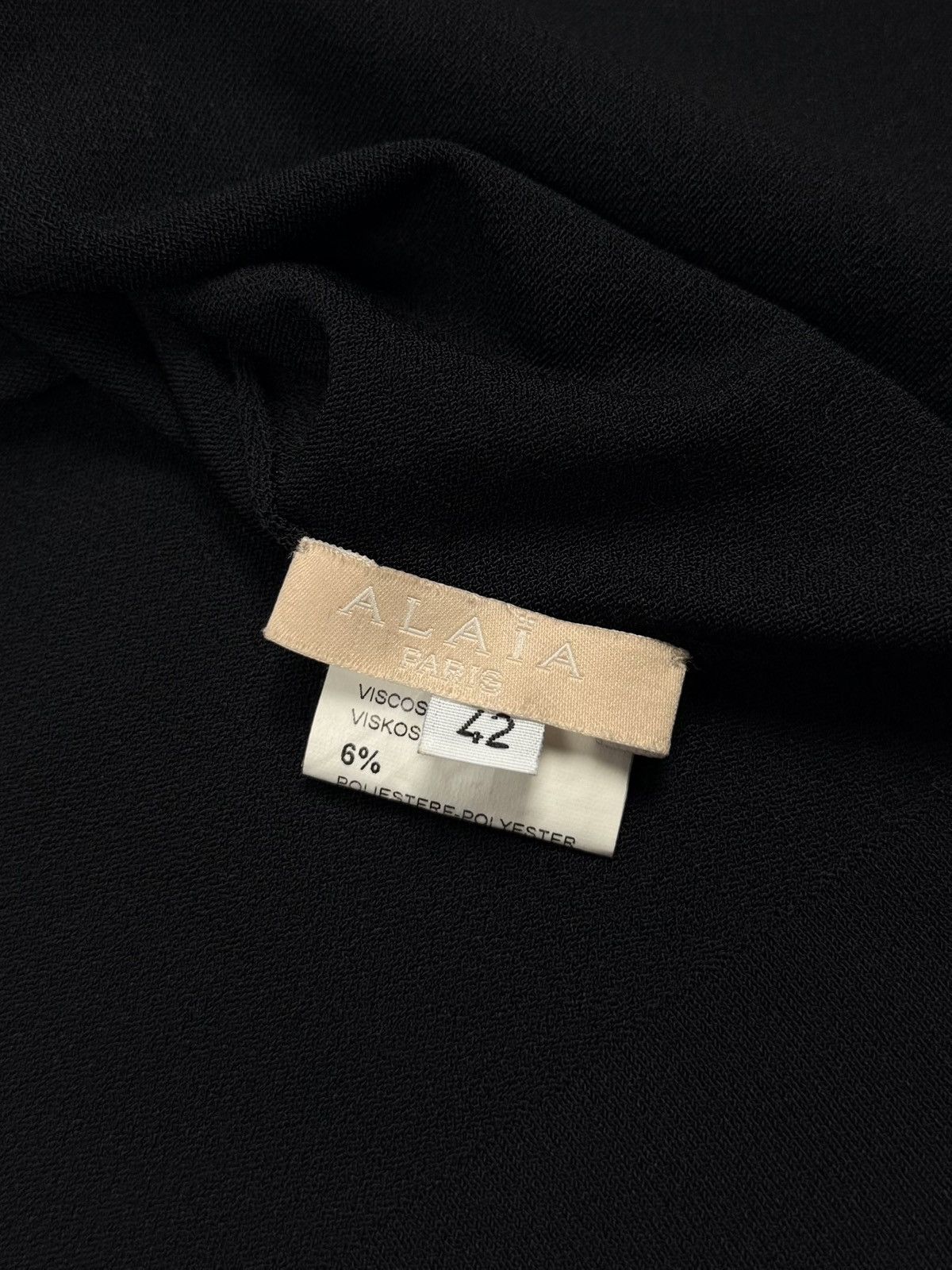 Alaia Alaia Archive Black Cropped Button Viscose Cardigan Size 42 Size M / US 6-8 / IT 42-44 - 17 Thumbnail