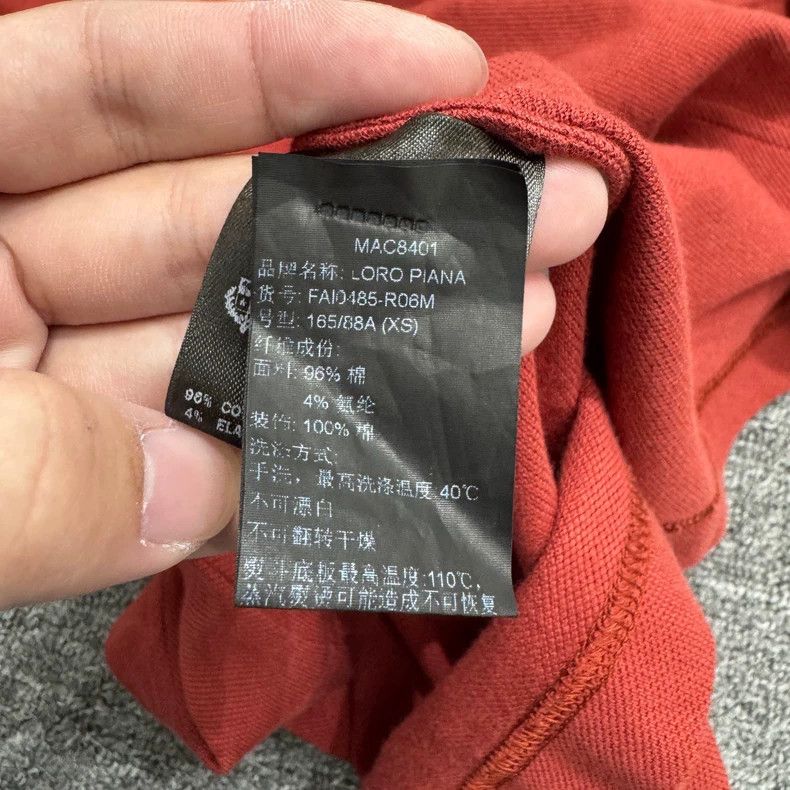 Loro Piana LORO PIANA Short sleeves with a pocket on the chest Size US XS / EU 42 / 0 - 3 Thumbnail