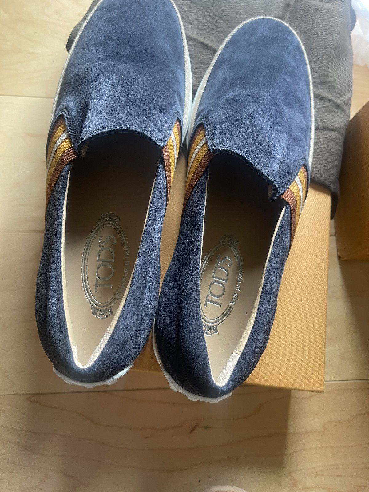 Tod's Tods suede mens loafer navy 8 made in Italy new Size US 8 / EU 41 - 12 Thumbnail