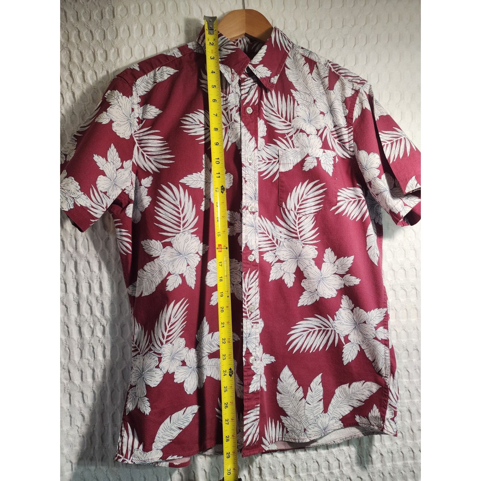 Sonoma Sonoma Goods Hawaiian Medium Floral Men's Button Down Shirt Size US M / EU 48-50 / 2 - 5 Thumbnail