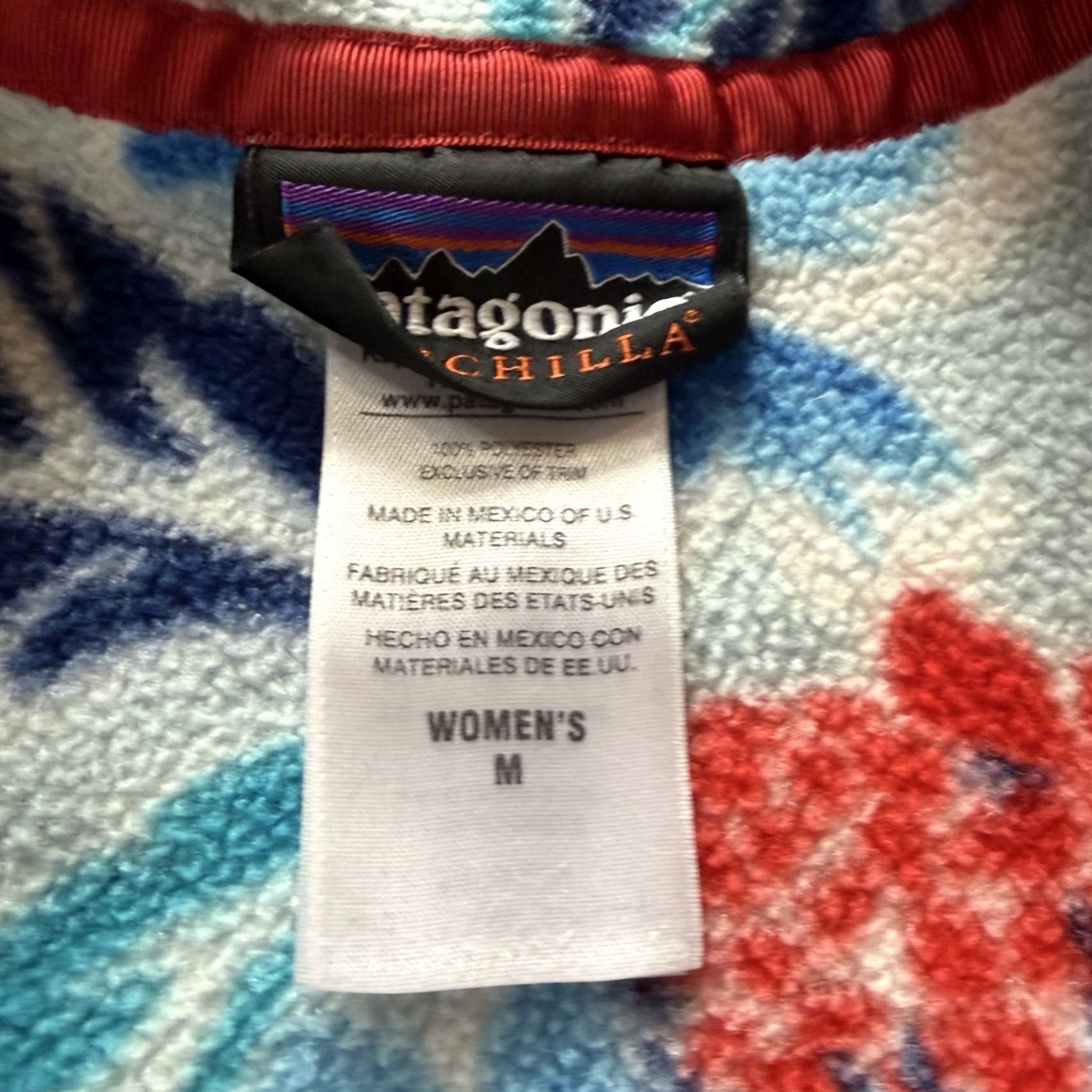 Patagonia PATAGONIA Synchilla Snap T MANOA DUSK Blue HAWAIIAN Floral Pullover Womens M Size M / US 6-8 / IT 42-44 - 5 Thumbnail