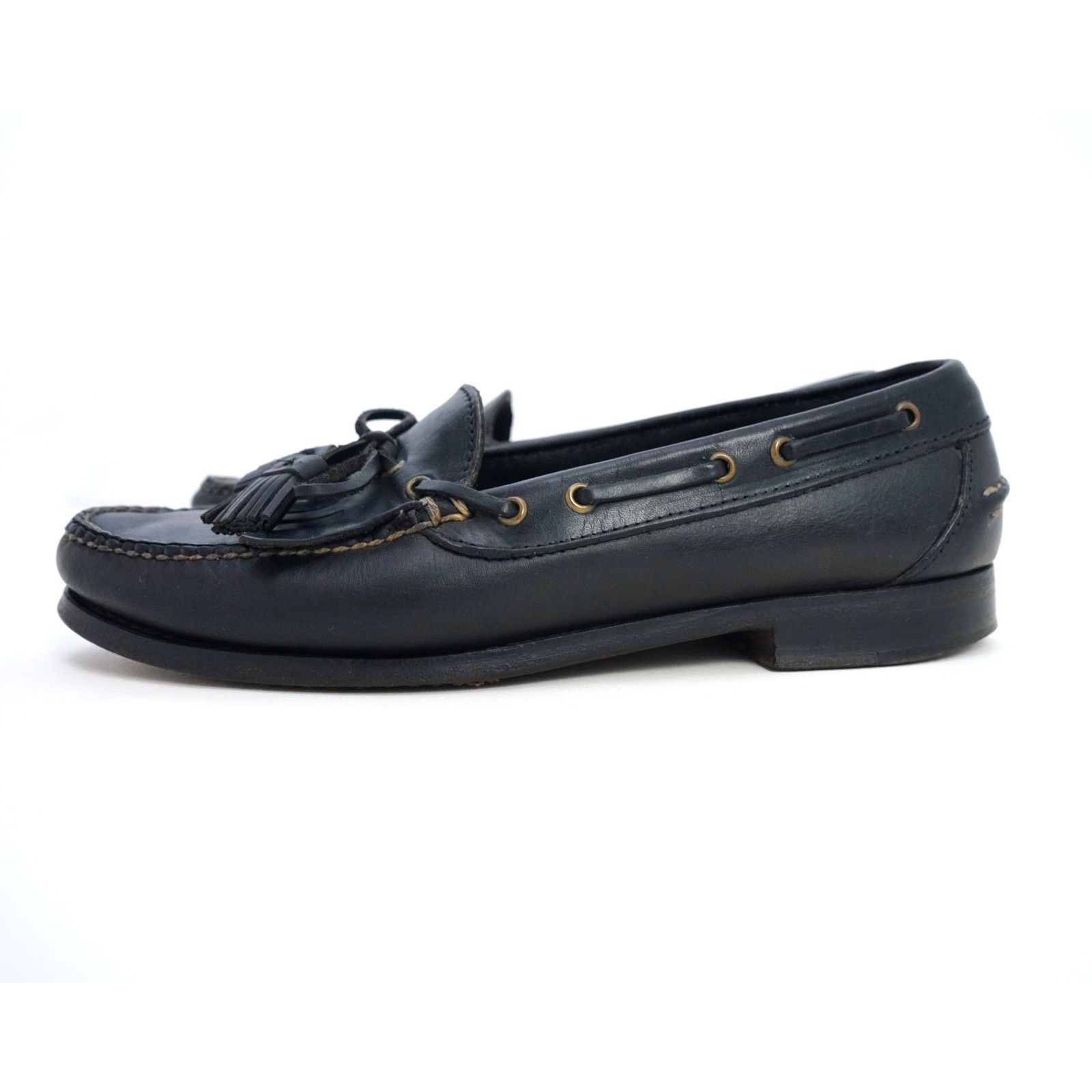 Polo Ralph Lauren Polo Ralph Lauren Tassel Penny Loafers Black Leather Men 9.5 Size US 9.5 / EU 42-43 - 2 Thumbnail