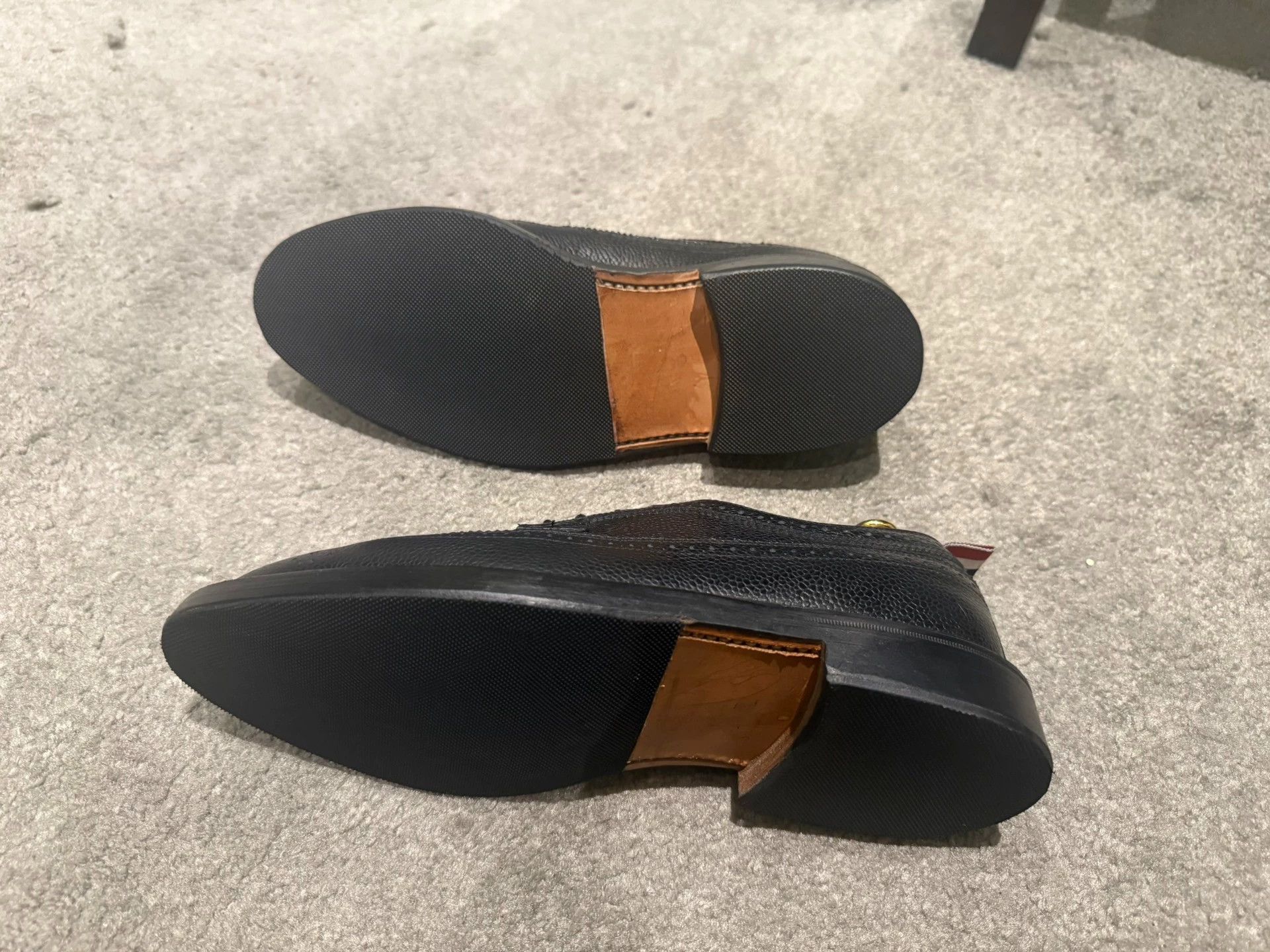 Thom Browne Thom Browne Classic Black Brogue Leather Shoes US8.5 Size US 9 / EU 42 - 4 Thumbnail