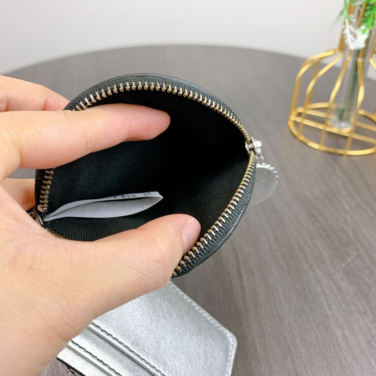 Fossil Fossil SLG1512043 Rio Pouch Wristlet Wallet Silver Metallic Size ONE SIZE - 4 Thumbnail