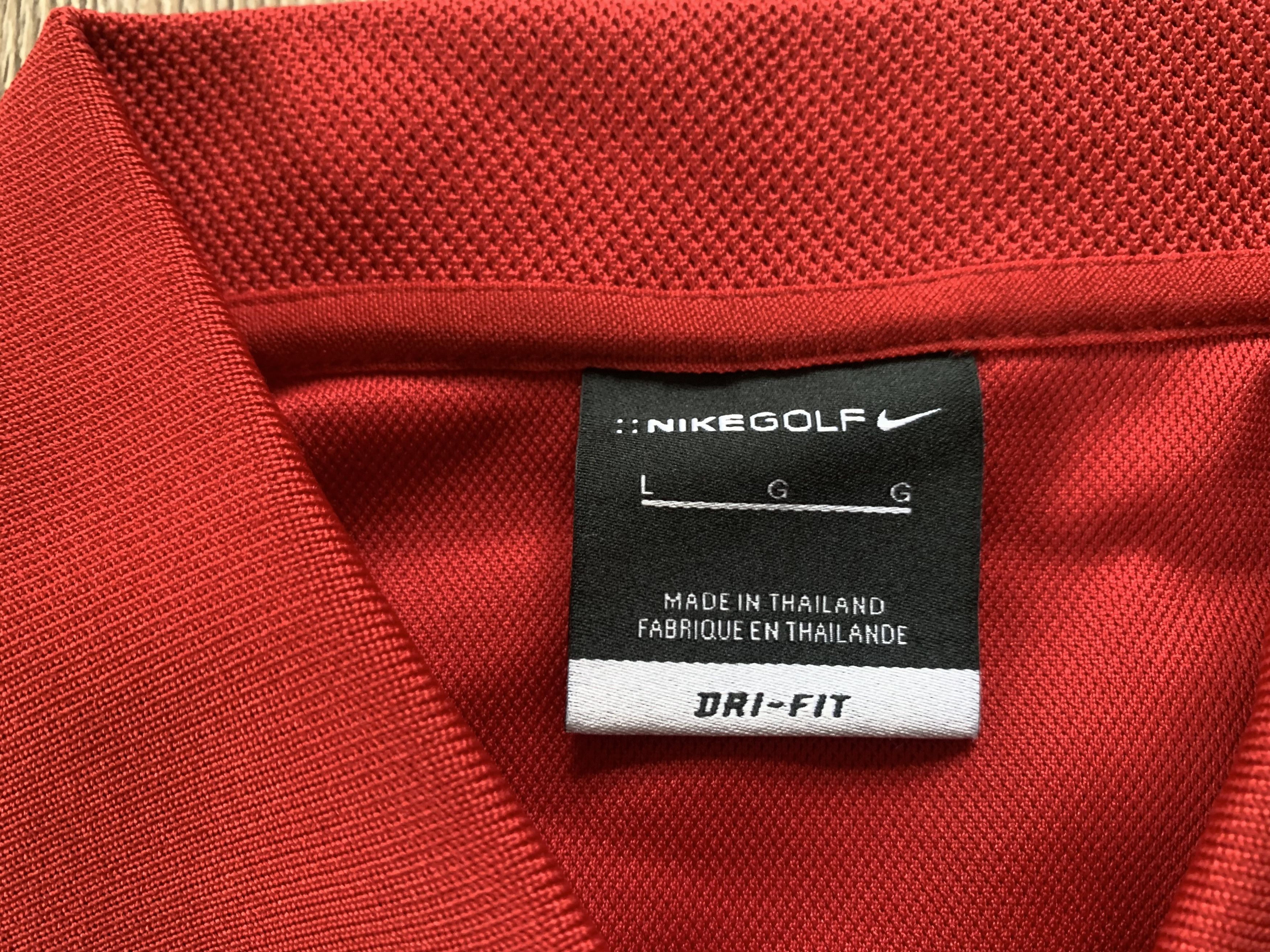 Nike Mens Nike Red Swiss Ice Hockey Polo Shirt Fit Dry Size US L / EU 52-54 / 3 - 5 Thumbnail