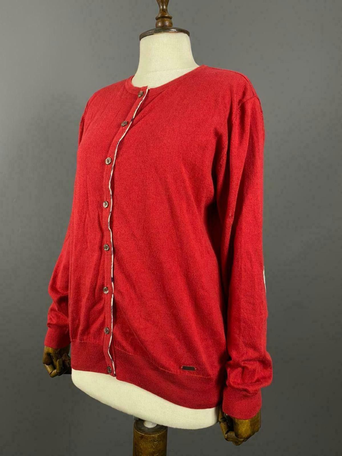 Barbour Barbour Summer Tartan Red Cashmere Cardigan Jumper Size 14 Size XL / US 12-14 / IT 48-50 - 1 Thumbnail