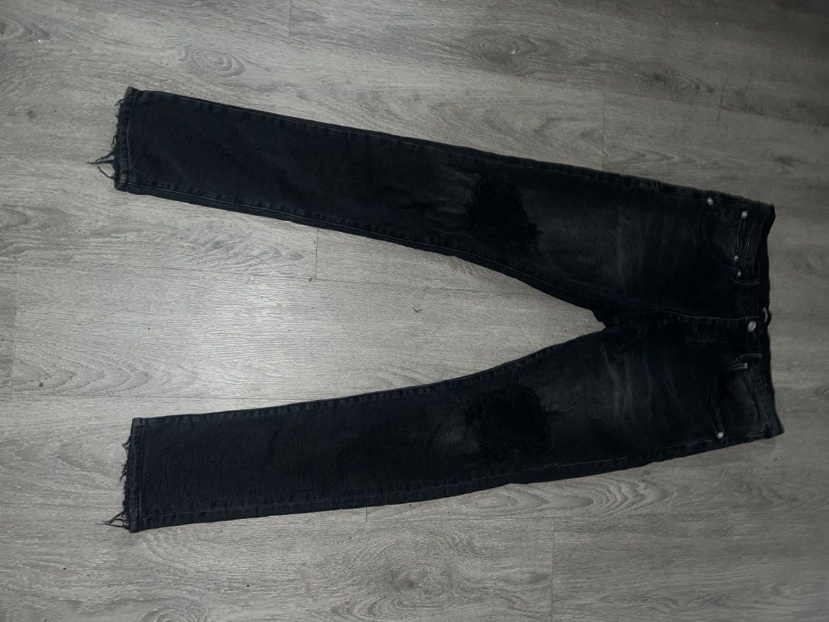 Purple Brand Black distress purple jeans Size US 33 - 1 Thumbnail