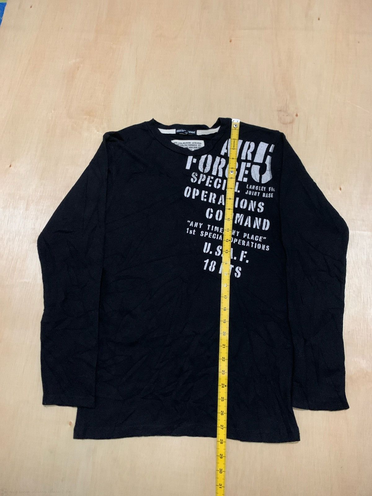 Hysteric Glamour × If Six Was Nine × Japanese Brand Y2k Air Force5 Ifsixwasnine Style Longslevee Size US L / EU 52-54 / 3 - 8 Thumbnail