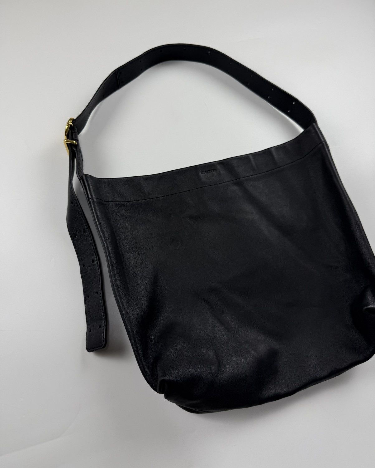 Jil Sander Jil Sander Gold Buckle Leather Shoulder Bag Size ONE SIZE - 3 Thumbnail