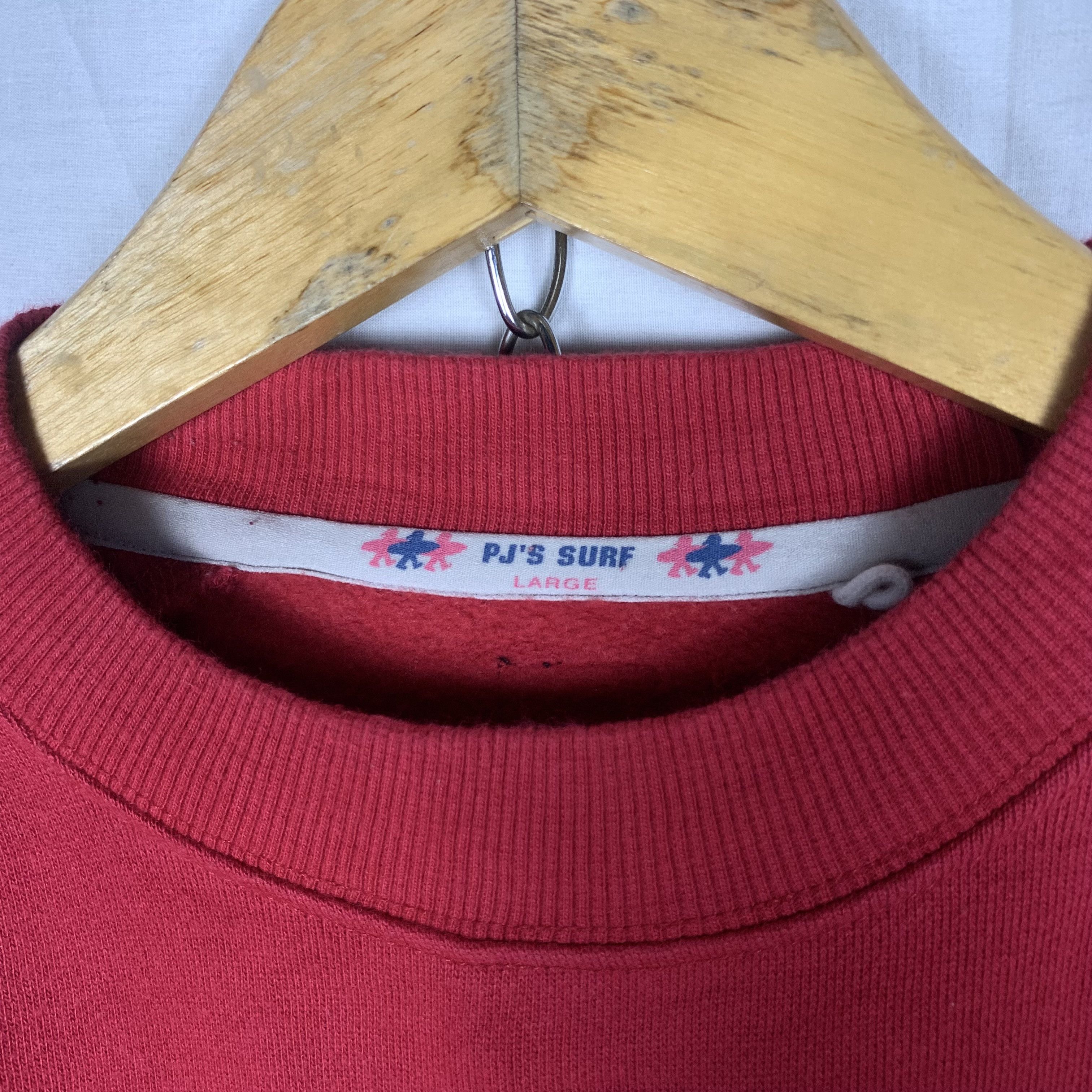 Vintage PJ's Surf Sweatshirt Crewneck Size US L / EU 52-54 / 3 - 7 Thumbnail