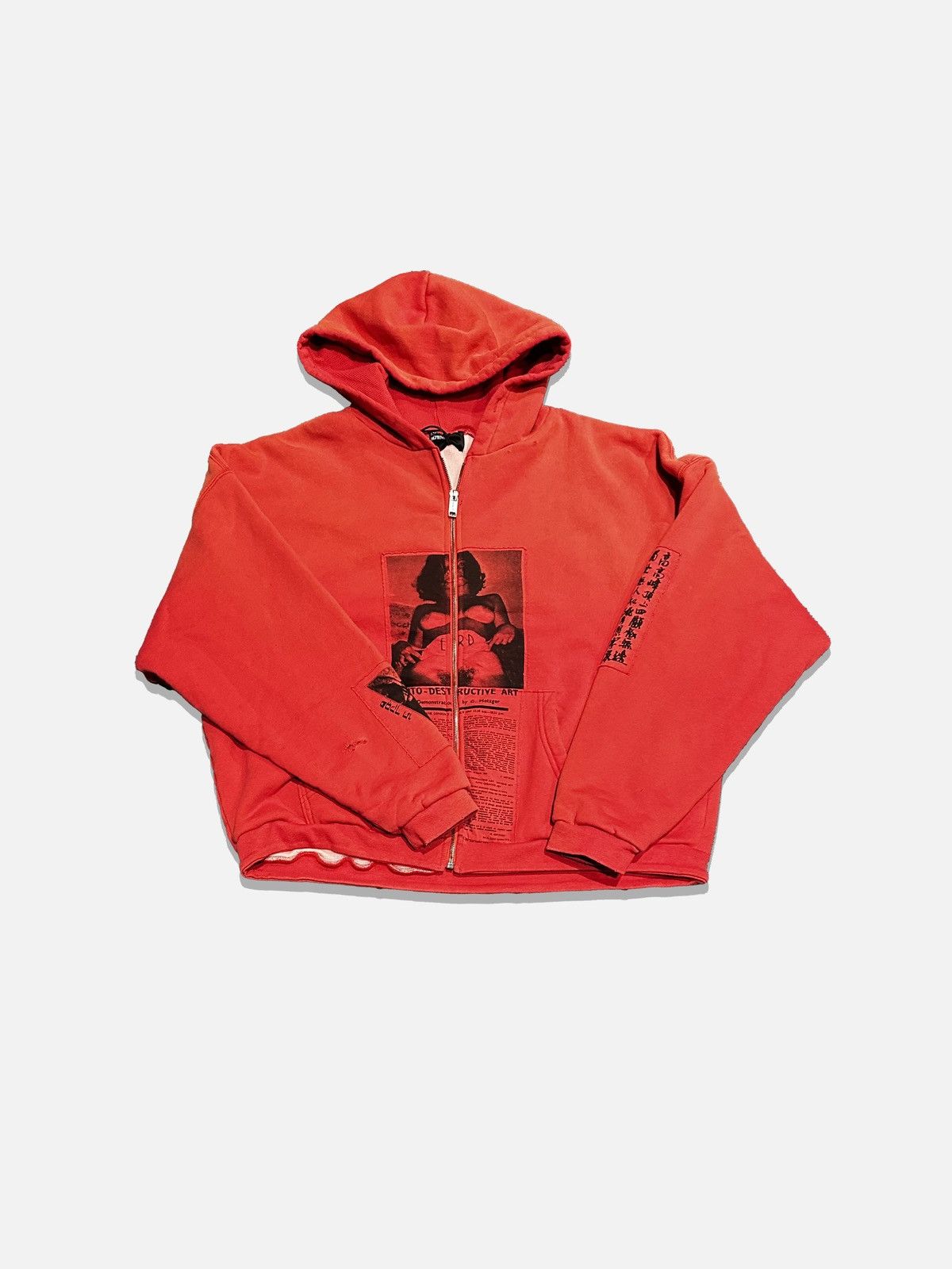 Enfants Riches Deprimes ANTI-PROCESS THERMAL LINED ZIP HOODIE 