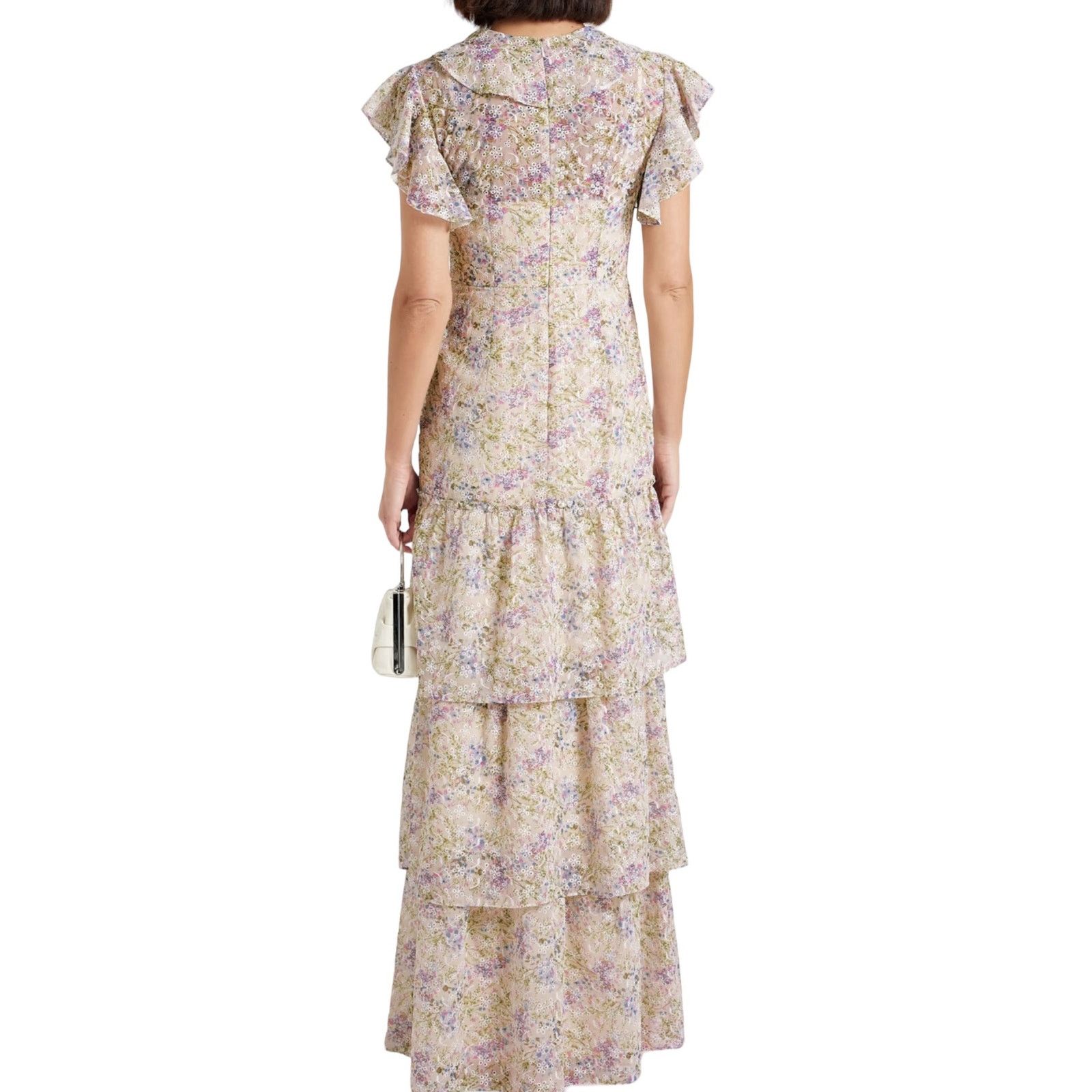 Other MIKAEL AGHAL Tiered Floral Embroderie Maxi Dress Size 8 NWT Size M / US 6-8 / IT 42-44 - 2 Thumbnail