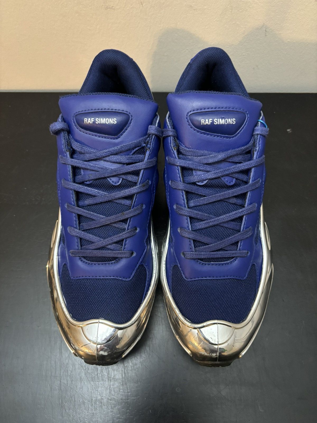 Adidas × Raf Simons adidas Raf Simons Ozweego Unity Ink Silver Metallic Size US 8.5 / EU 41-42 - 2 Thumbnail