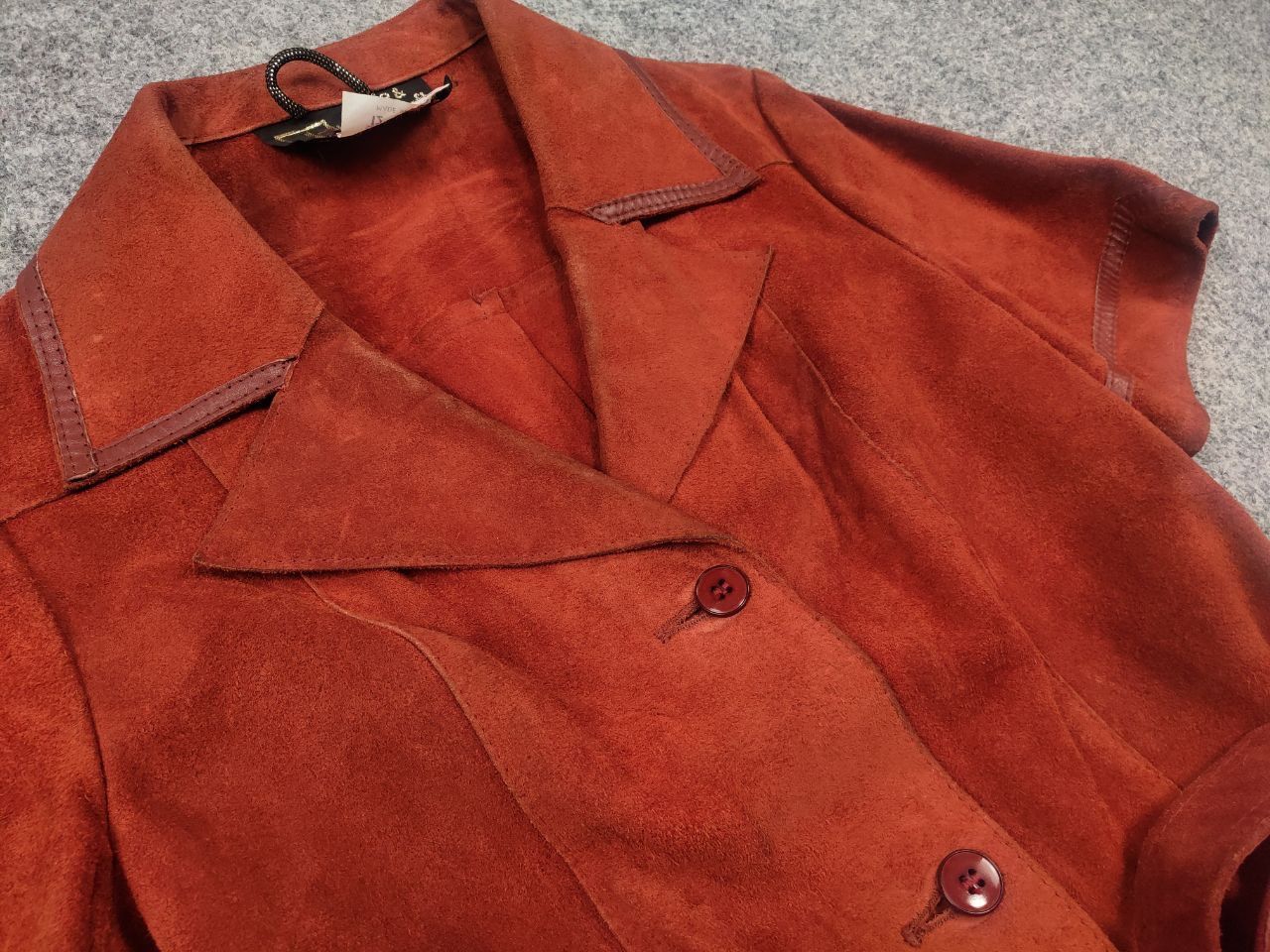 Vintage Vintage 60s Limited Suede Leather Short sleeve Blazer Jacket Size L / US 10 / IT 46 - 8 Thumbnail
