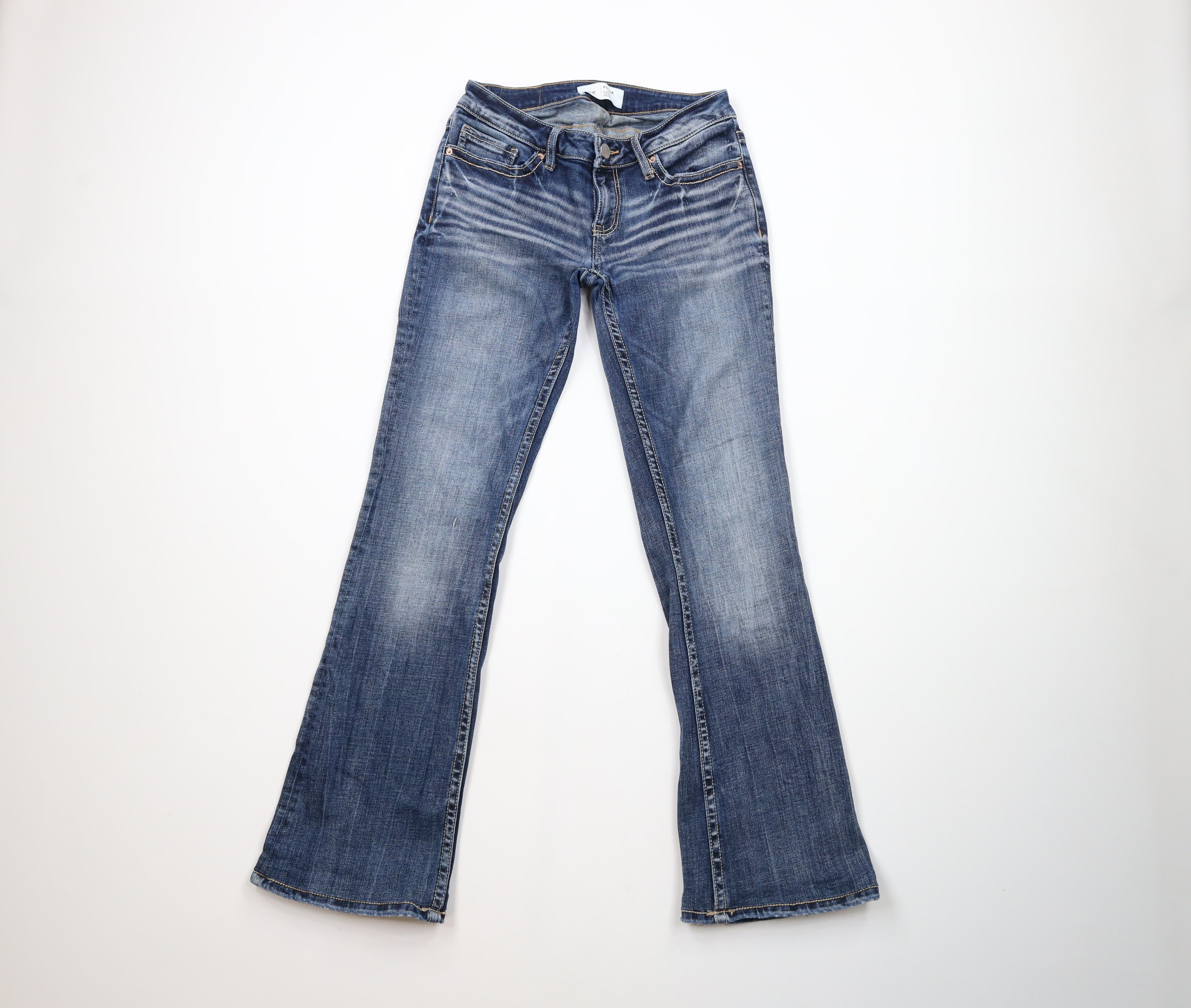Vintage Buckle BKE Stella Slim Fit Low Rise Bootcut Denim Jeans Size 27" / US 4 / IT 40 - 1 Thumbnail