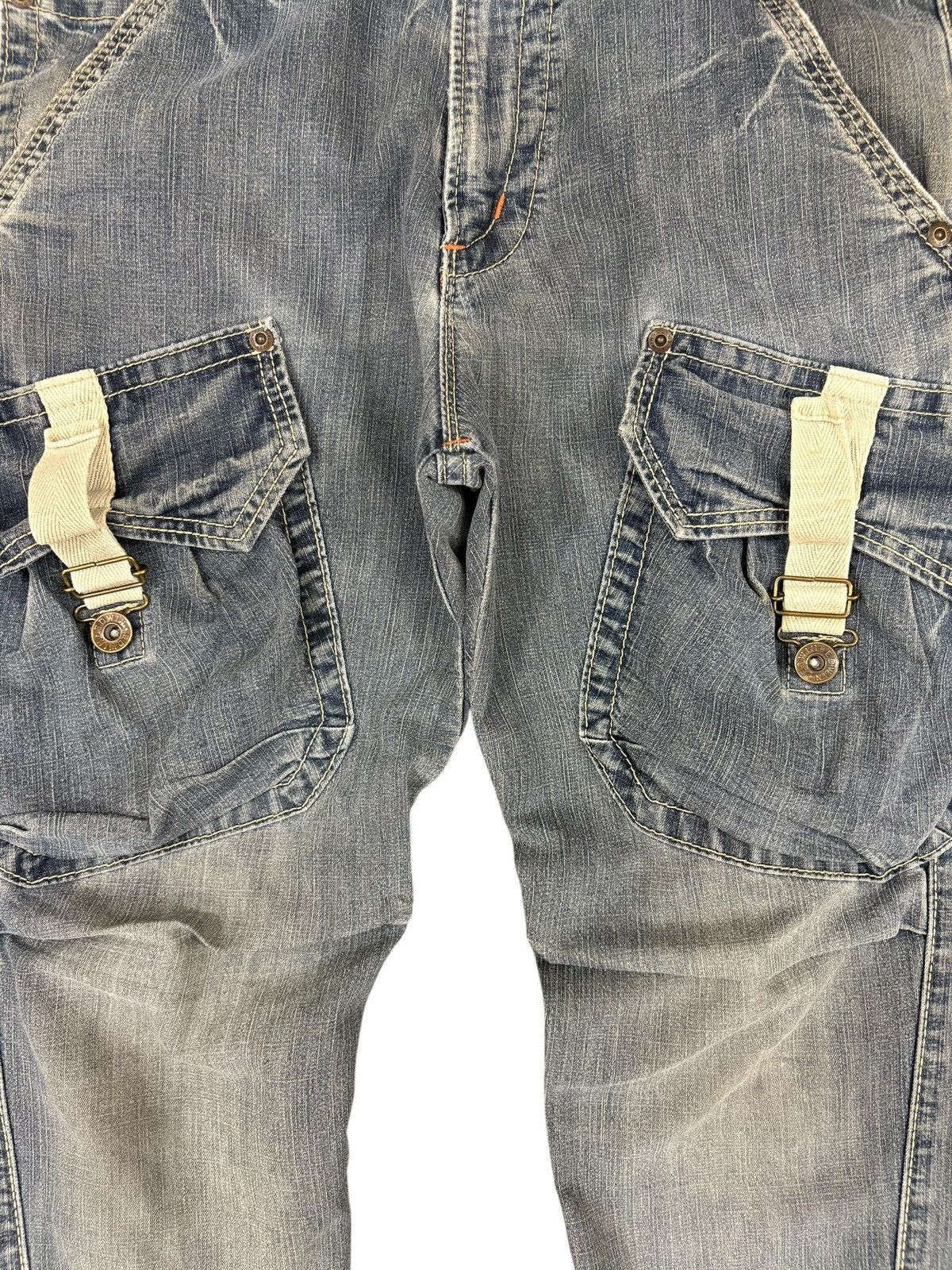 Edwin Exclusive Vintage Edwin XV Flare Cargo Bush Pants Size US 31 - 4 Thumbnail