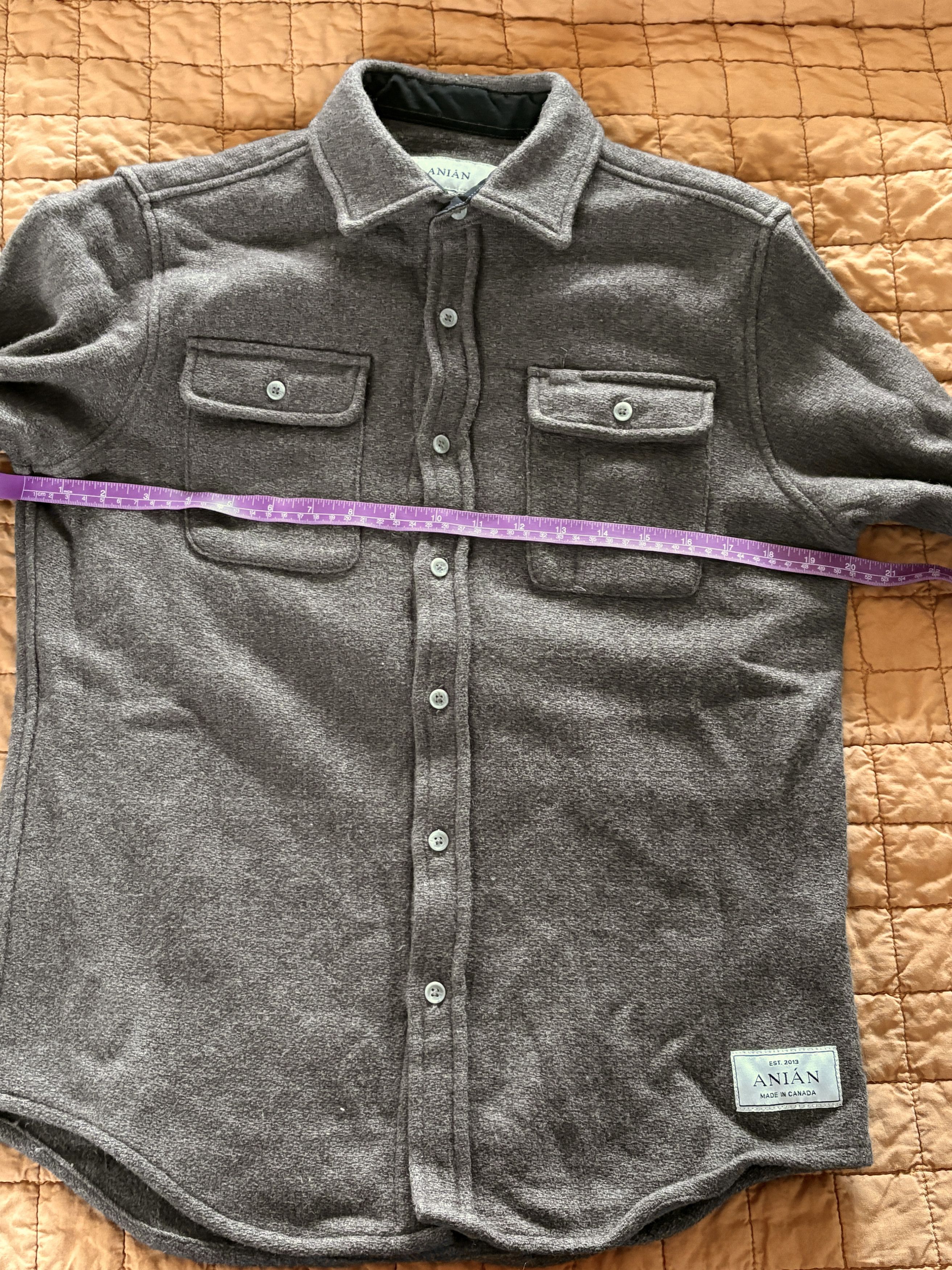 Other Anian Berlino Recycled Wool Overshirt -- Made in Canada Size US S / EU 44-46 / 1 - 4 Thumbnail