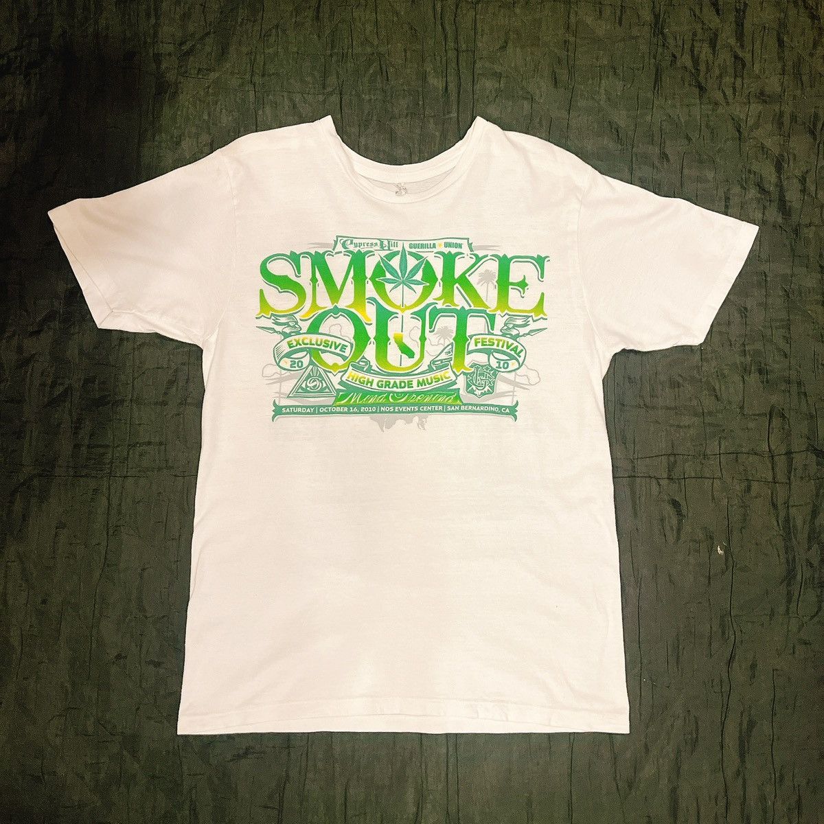 Band Tees × Vintage Cypress Hill Smoke Out Festival 2010 Size US S / EU 44-46 / 1 - 1 Thumbnail