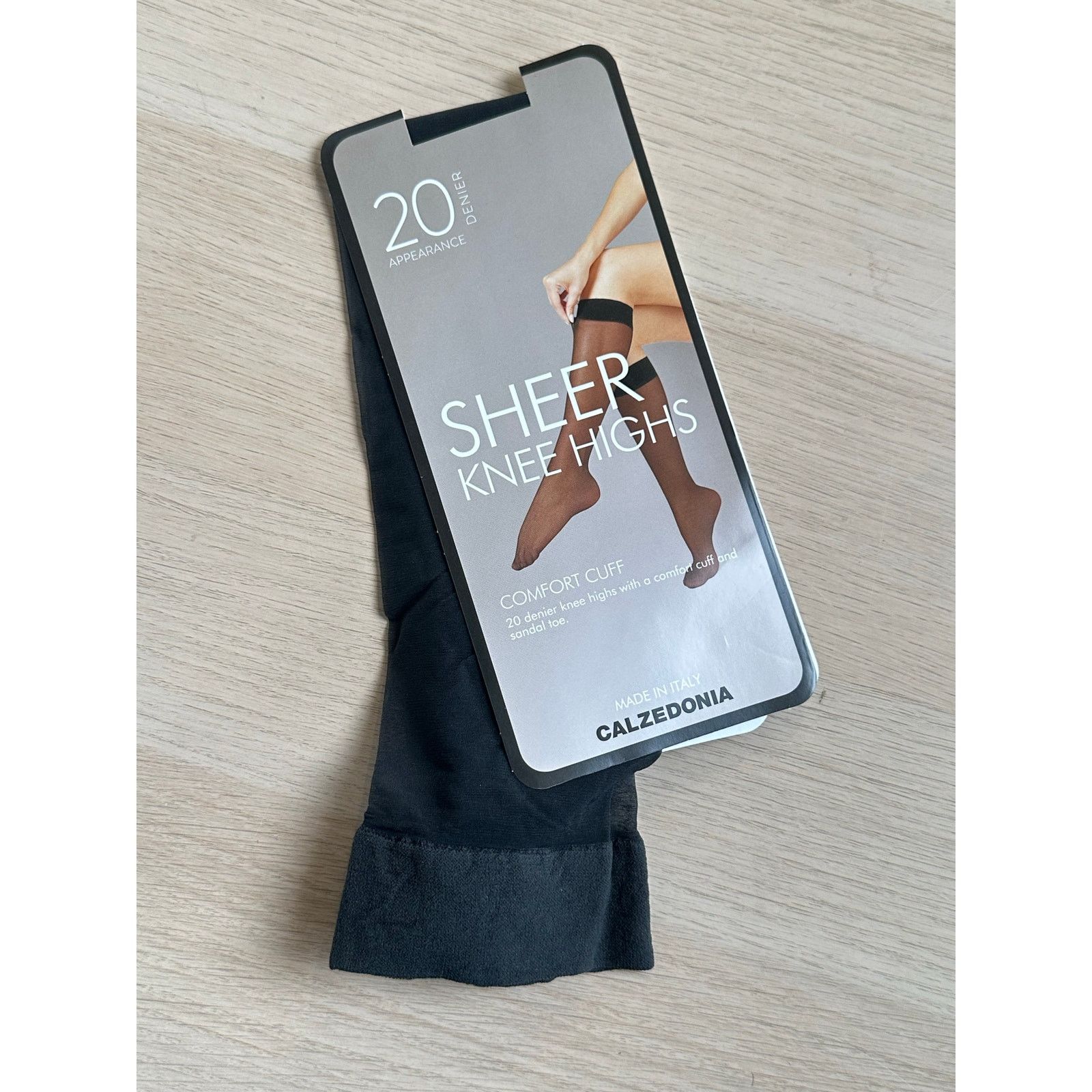 Calzedonia Calzedonia Black Knee High Stockings - One Size - New Size ONE SIZE - 1 Thumbnail