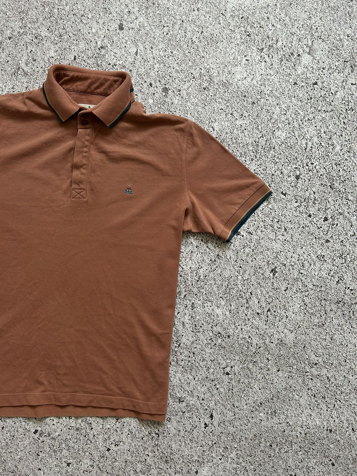 Designer × Vivienne Westwood Vivienne Westwood Small Logo Polo Shirt Size US XL / EU 56 / 4 - 4 Thumbnail
