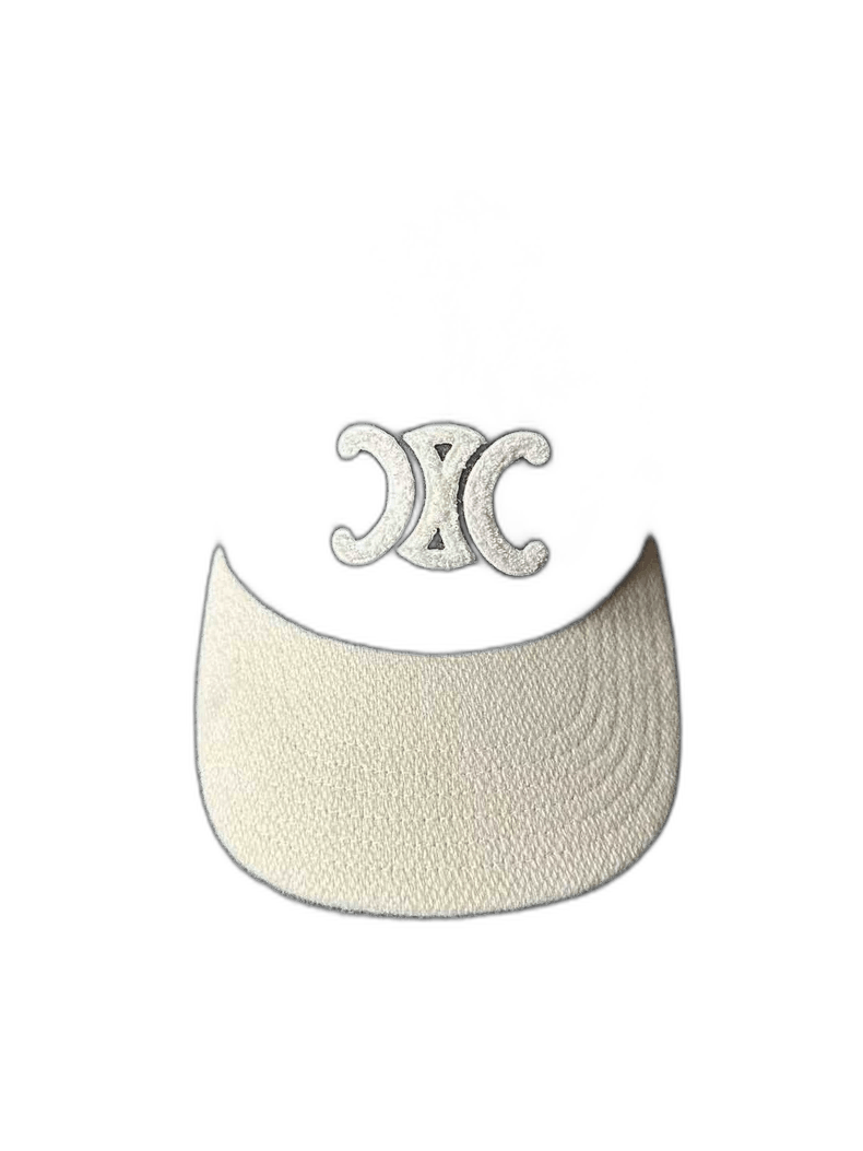 Celine Celine Wool Baseball Cap in Black and White Size ONE SIZE - 1 Thumbnail
