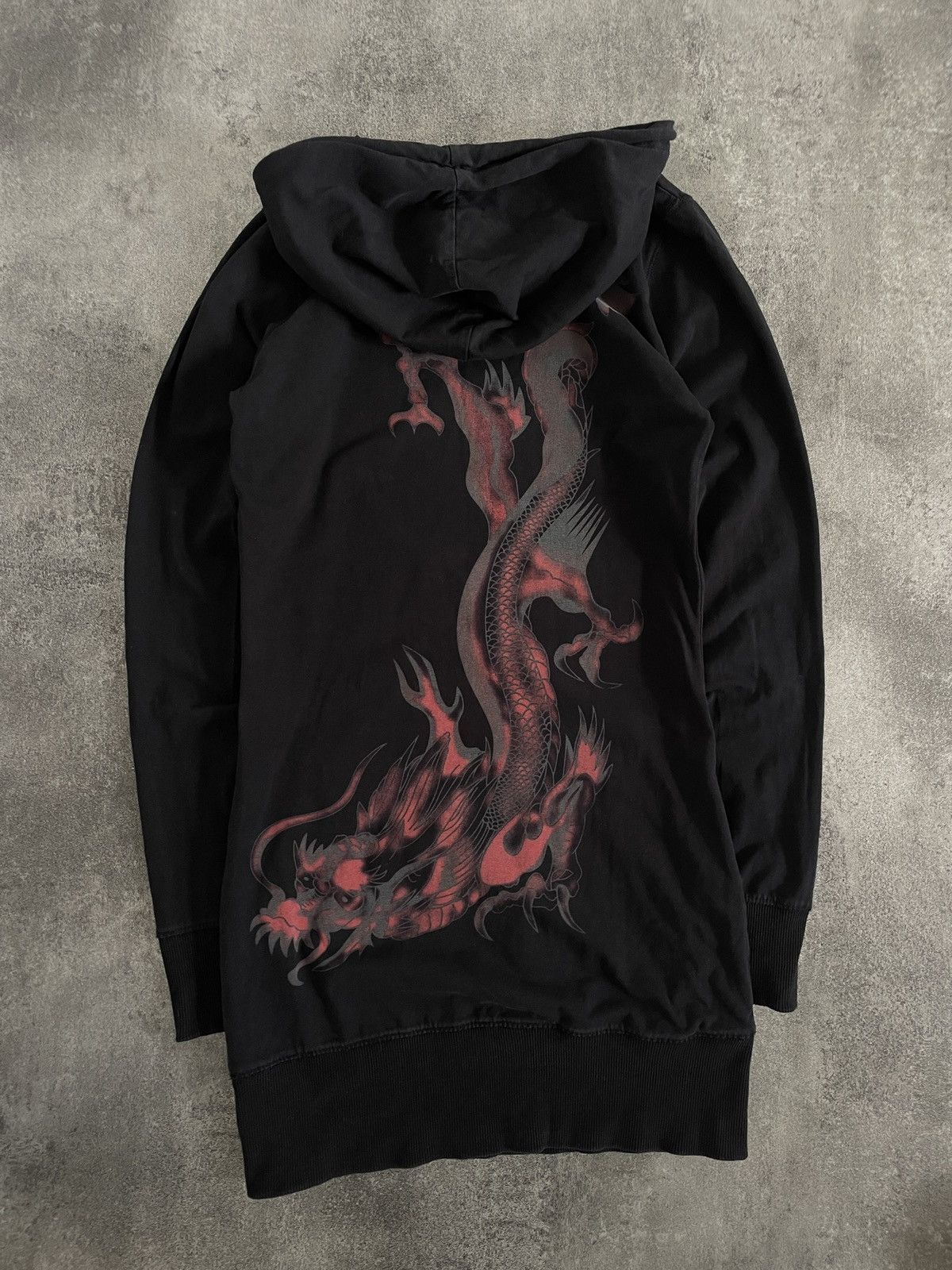 Vintage RARE🔥Gothic Hype Vintage Y2K Hoodie Rhinestones Spellout Size S / US 4 / IT 40 - 4 Thumbnail