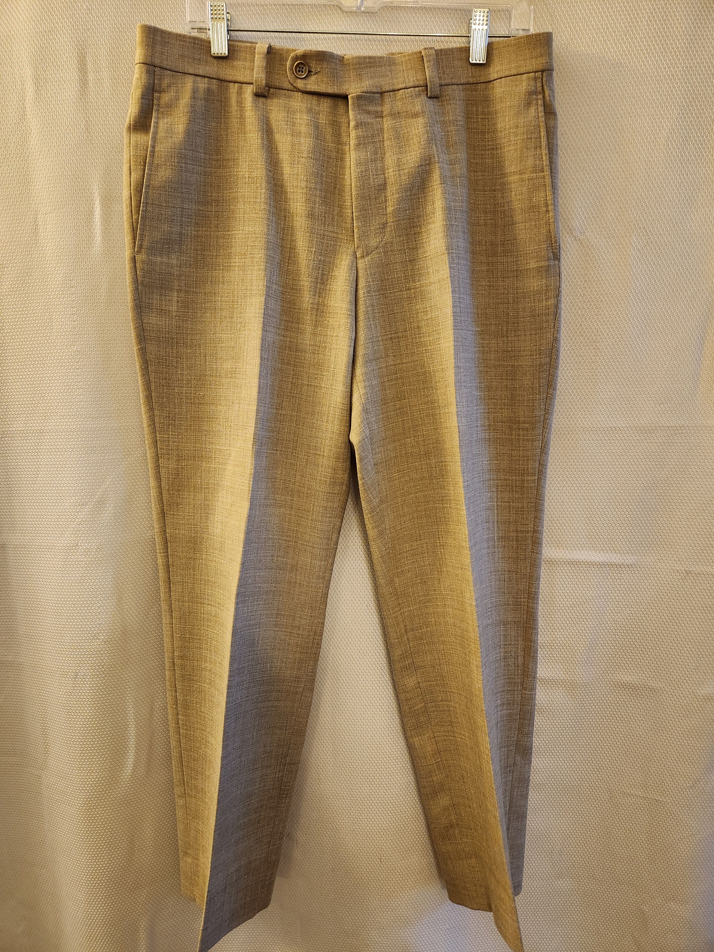 Jack Victor Riviera Travelers Flat Front Men's Pants Size US 33 - 1 Thumbnail