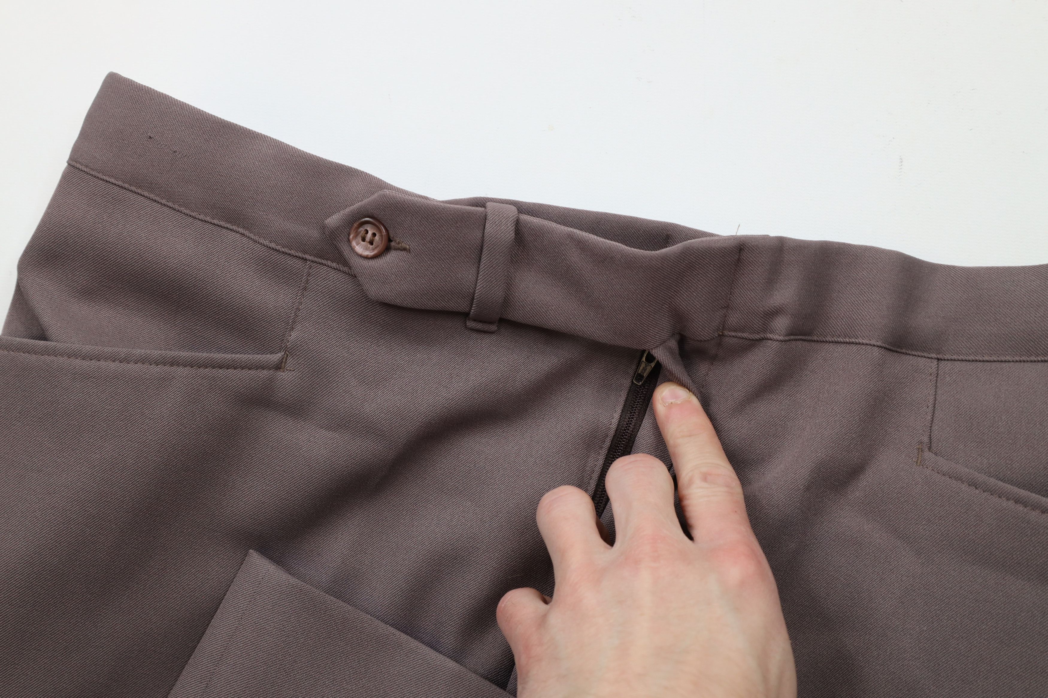 Vintage Vintage 70s Streetwear Wide Leg Bell Bottoms Pants Taupe USA Size US 36 / EU 52 - 5 Thumbnail