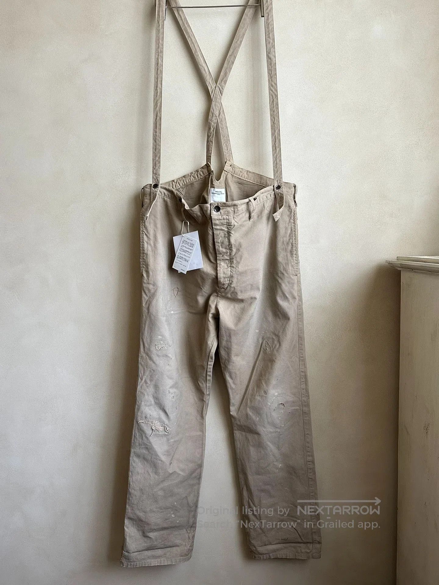 Visvim visvim travailler braces pants beige. Size US 30 / EU 46 - 3 Thumbnail