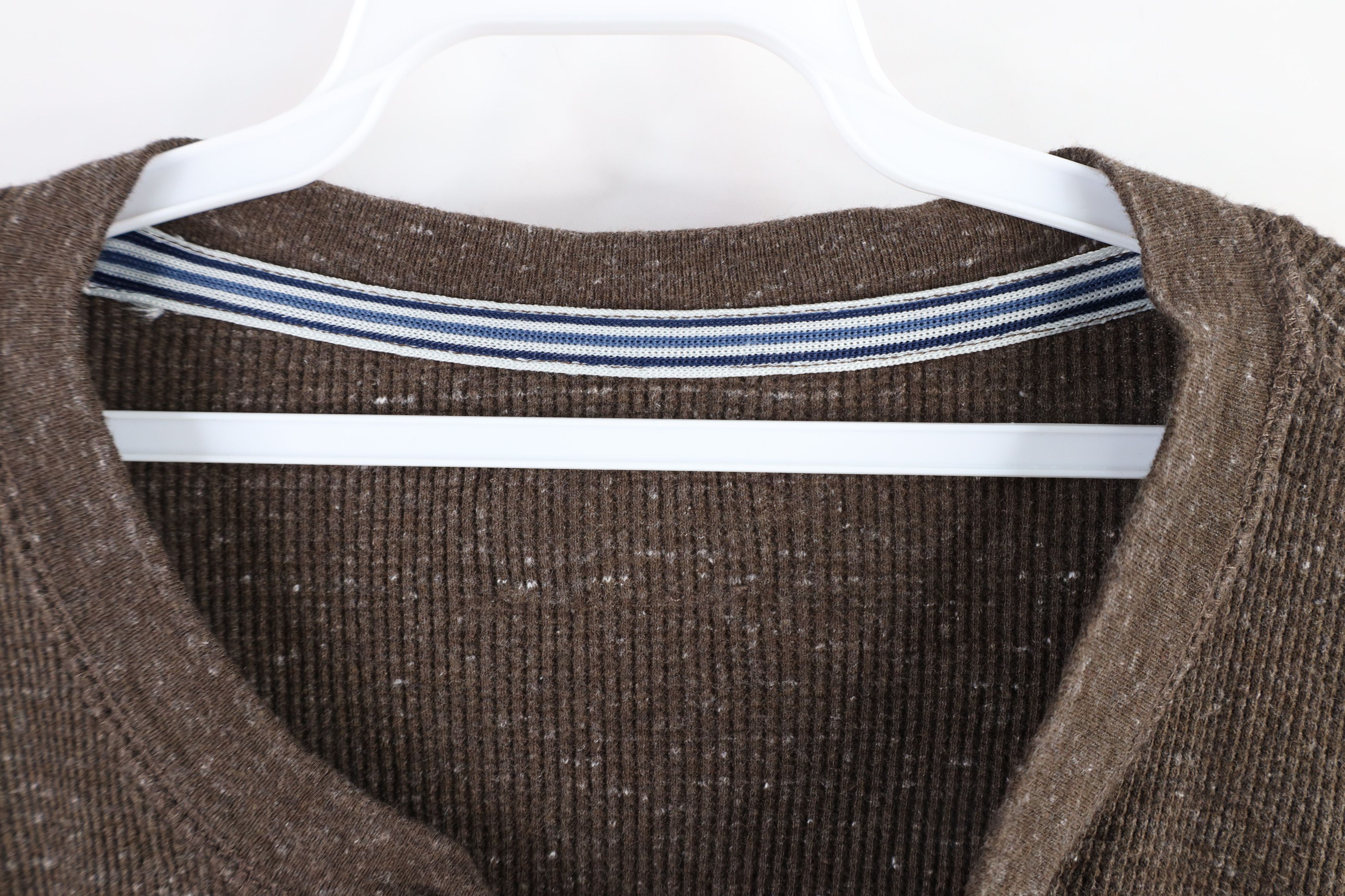 Vintage Vintage Streetwear Waffle Knit Long Sleeve Henley T-Shirt Size US XXL / EU 58 / 5 - 4 Thumbnail
