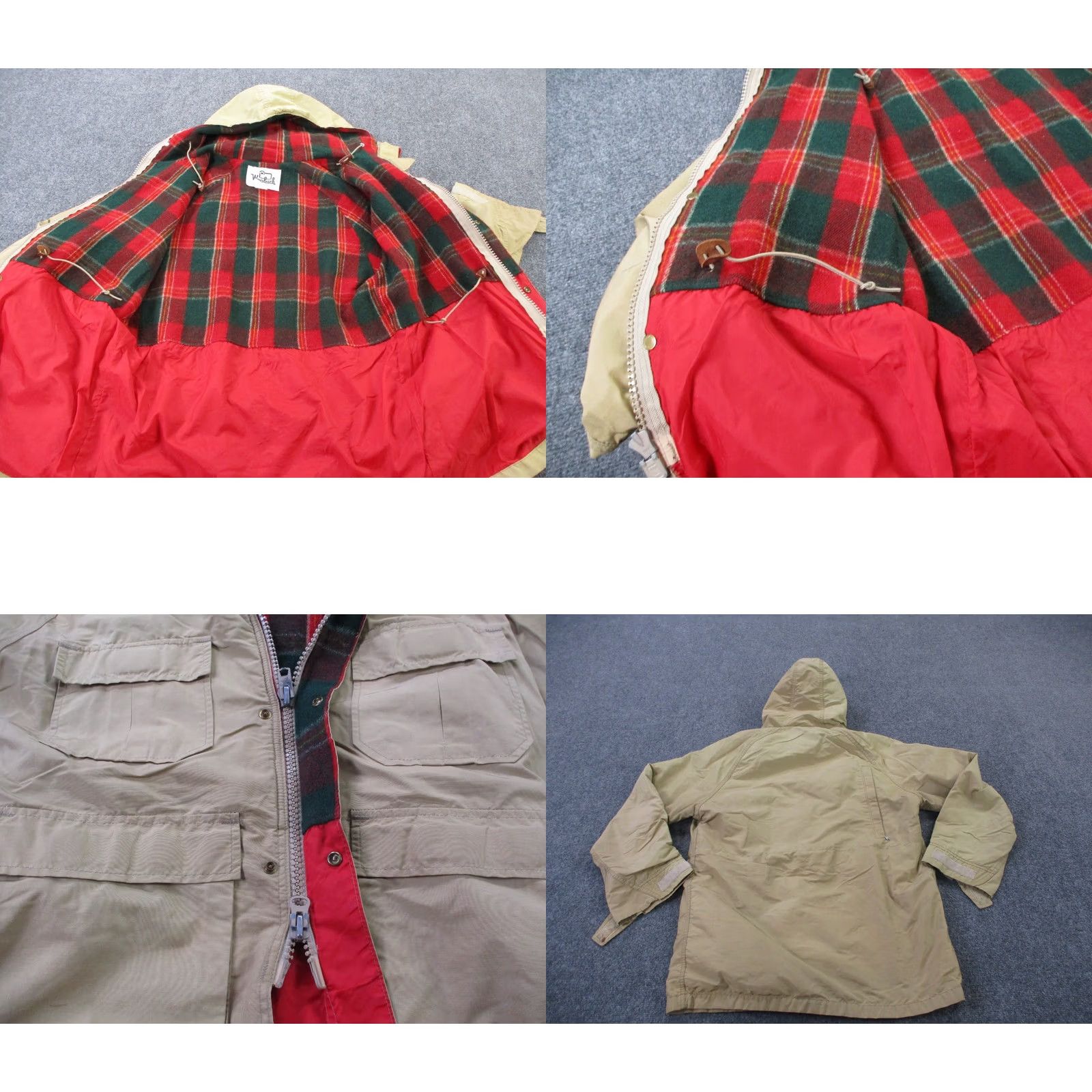 Vintage Vintage Woolrich Jacket Mens L Beige Wool Lined Outdoor Hiking Camping 90s Size US L / EU 52-54 / 3 - 8 Thumbnail