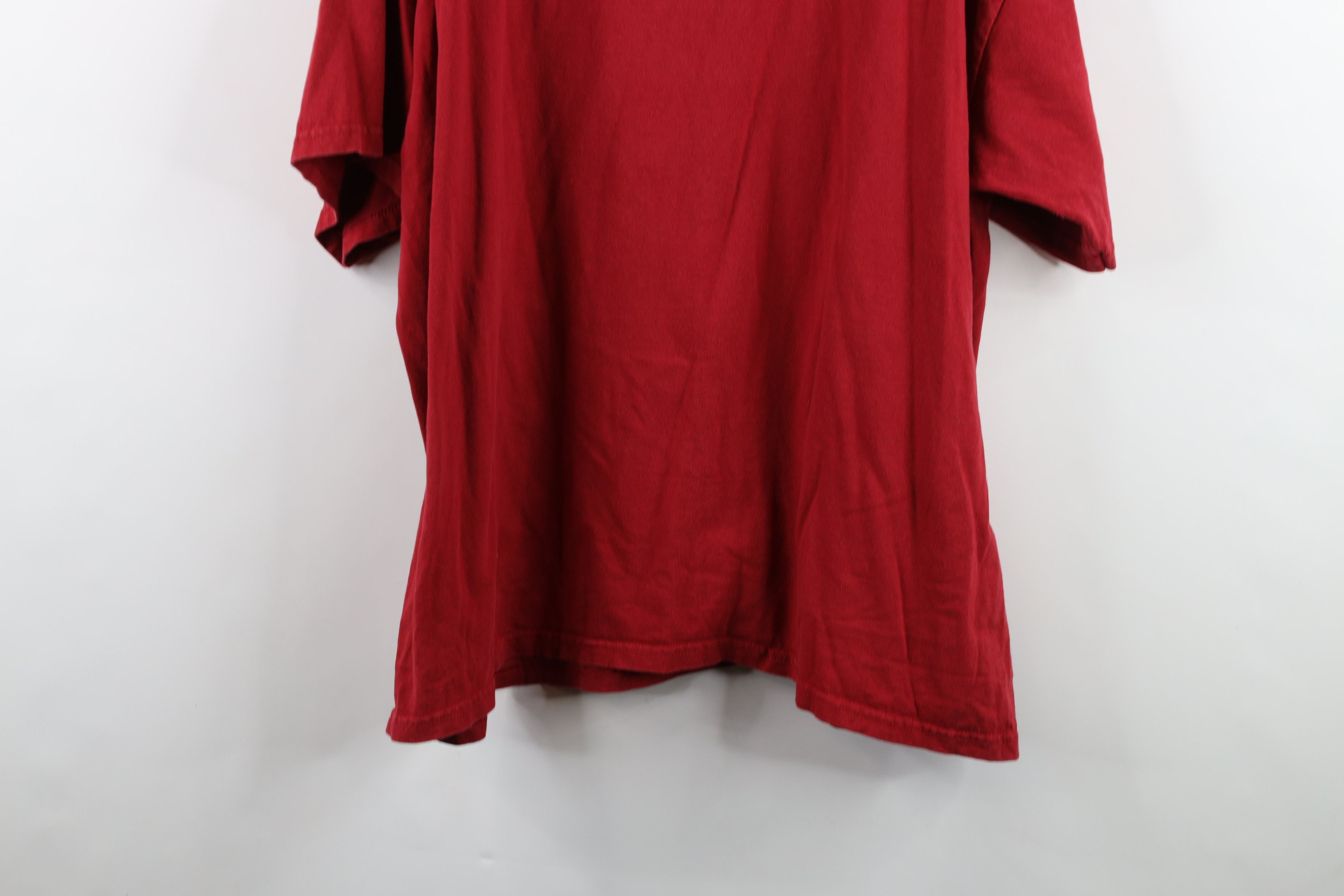 Vintage Vintage 90s Y2K Ford Motor Co Ford Mustang T-Shirt Red Size US XXL / EU 58 / 5 - 13 Thumbnail