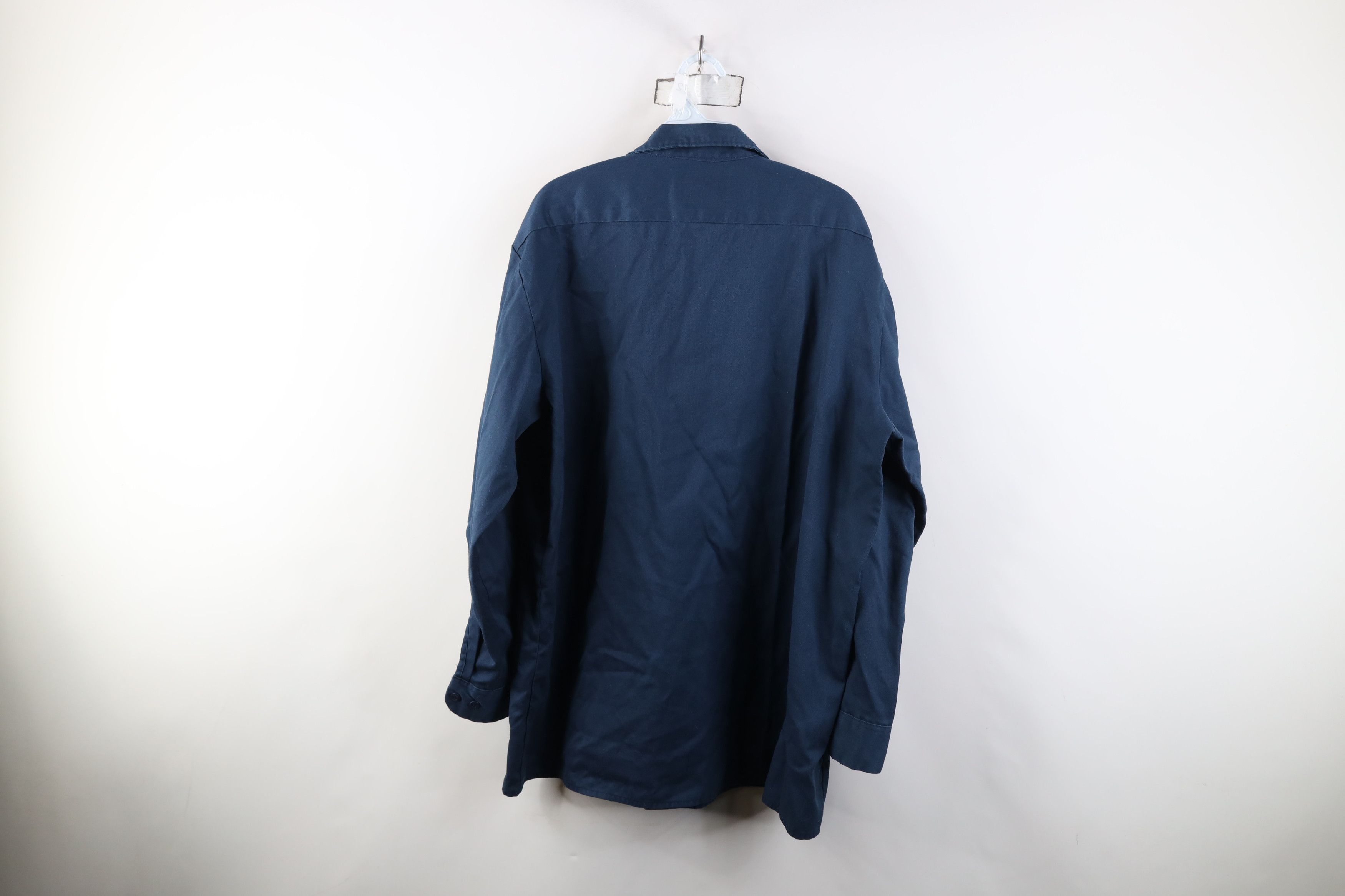 Dickies Vintage 90s Dickies Workwear Button Shirt Blue USA Size US M / EU 48-50 / 2 - 10 Thumbnail