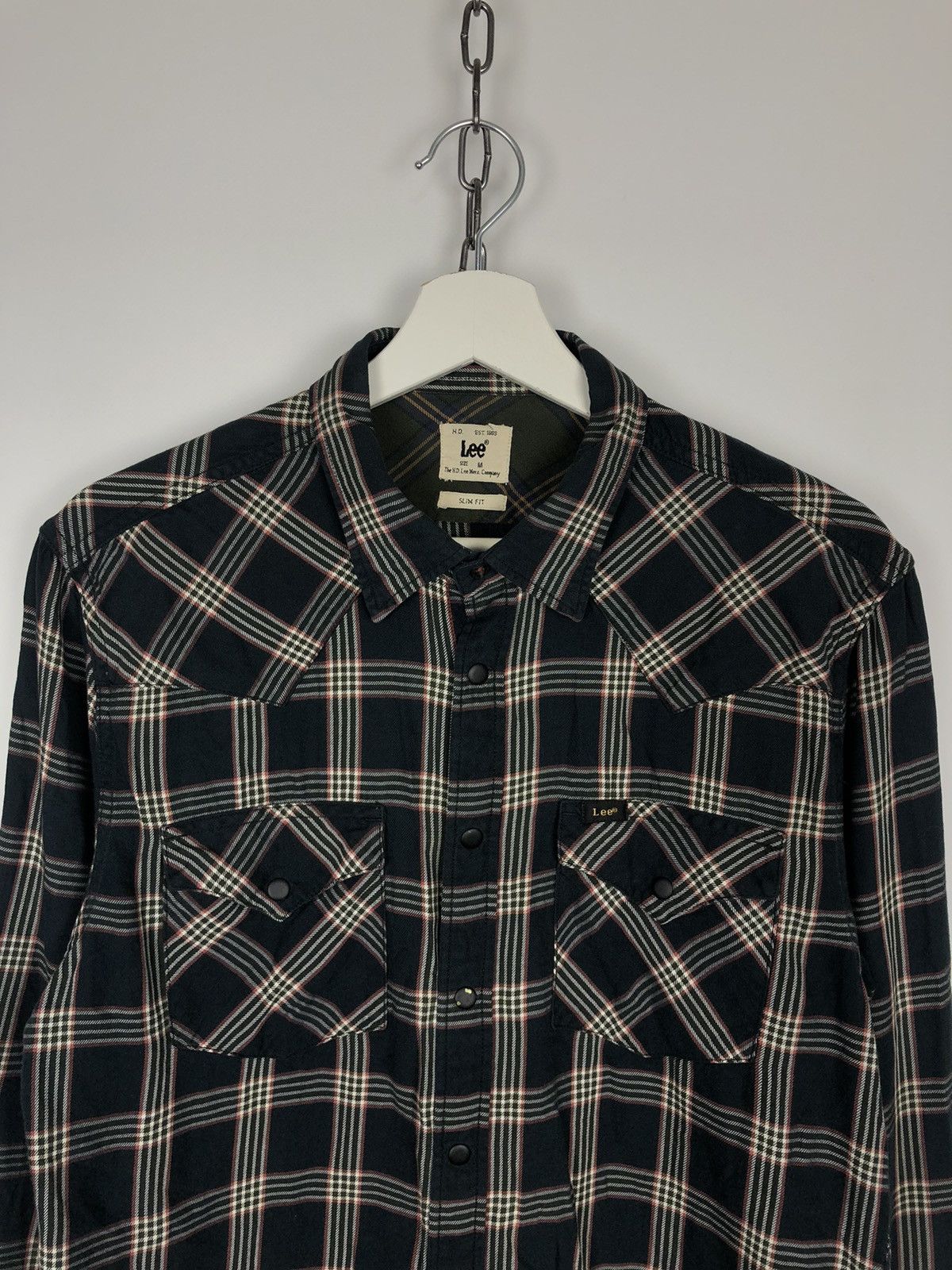 Lee Lee USA Check Shirt Slim Fit Snap size M Size US M / EU 48-50 / 2 - 2 Thumbnail