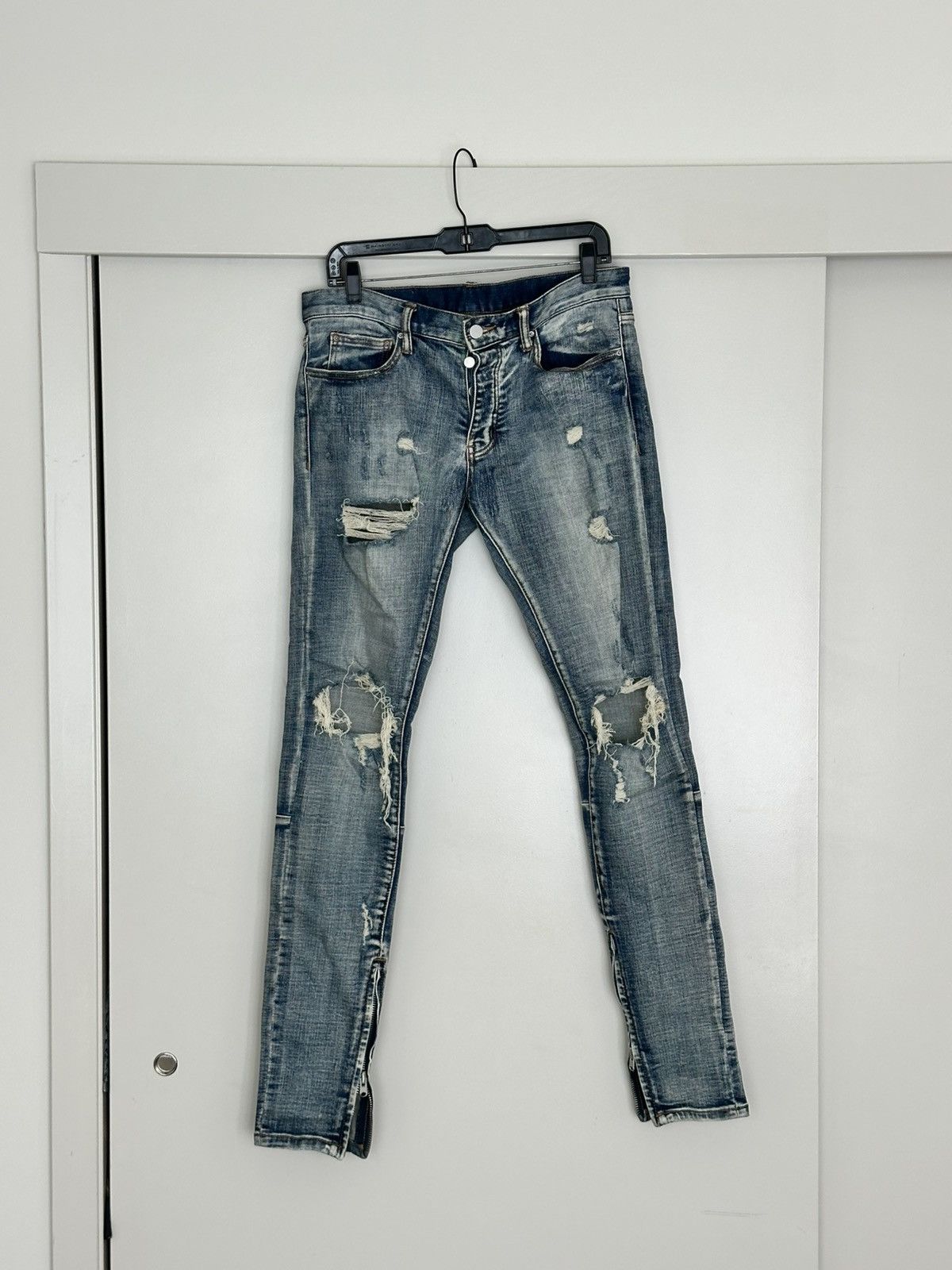 MNML MNML M1 Stretch Denim – Skinny Stacked Jeans [31] Size US 31 - 1 Thumbnail