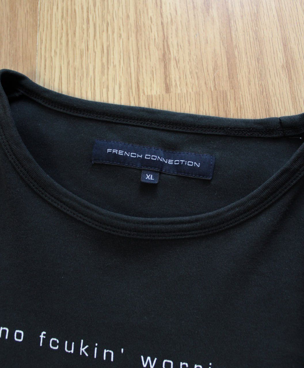FCUK × French Connection 🔥 Rare FCUK X FRENCH CONNECTION SIMPLE TEE SHIRT Y2K Japan Size US S / EU 44-46 / 1 - 4 Thumbnail