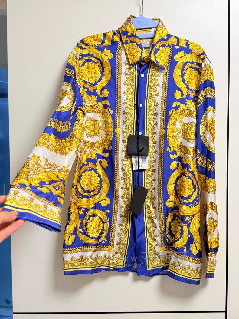 Versace Versace Baroque print shirt Size US S / EU 44-46 / 1 - 3 Thumbnail