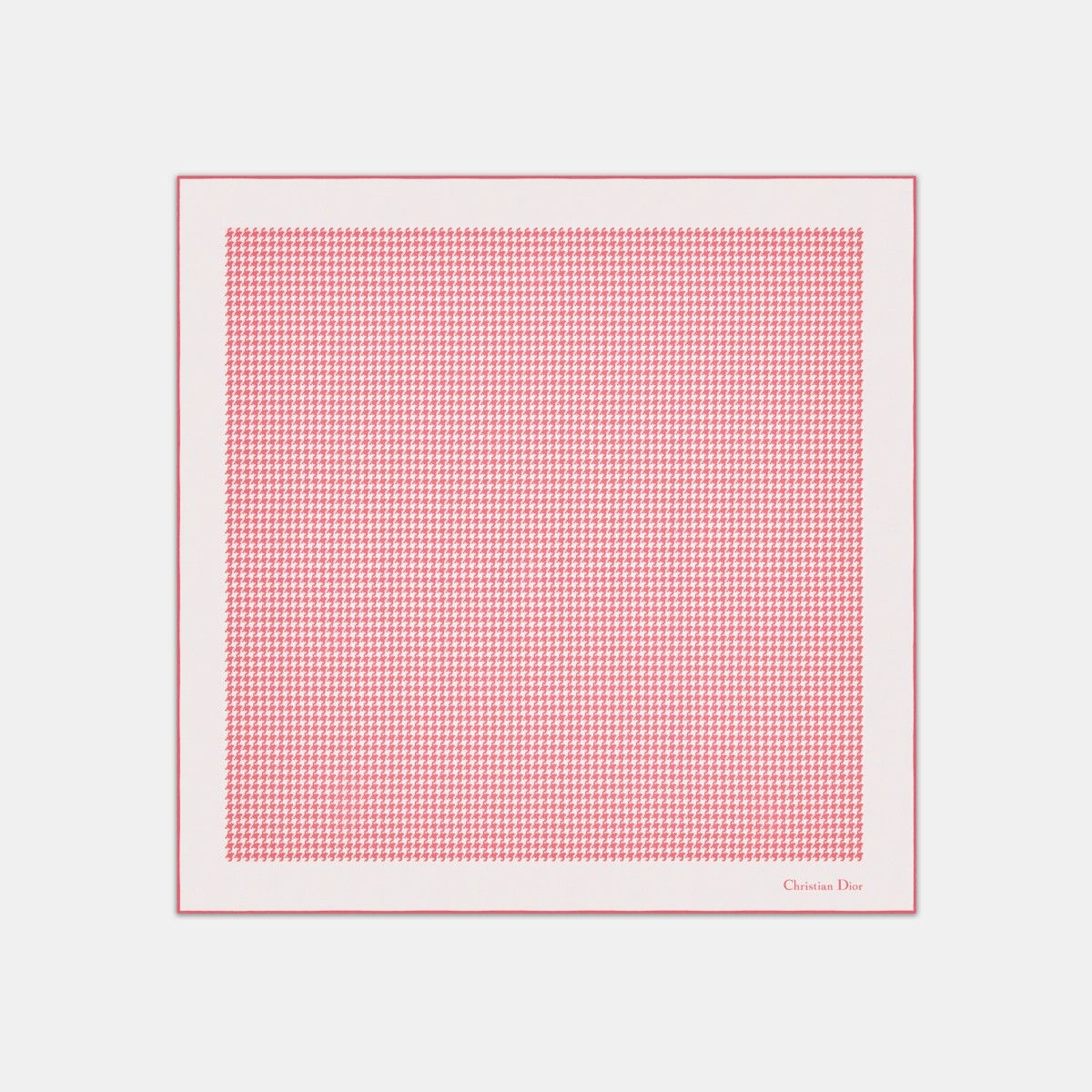 Dior o1bcso1str0226 Size:OS/70 Square Scarf in White/Pink Size ONE SIZE - 2 Thumbnail