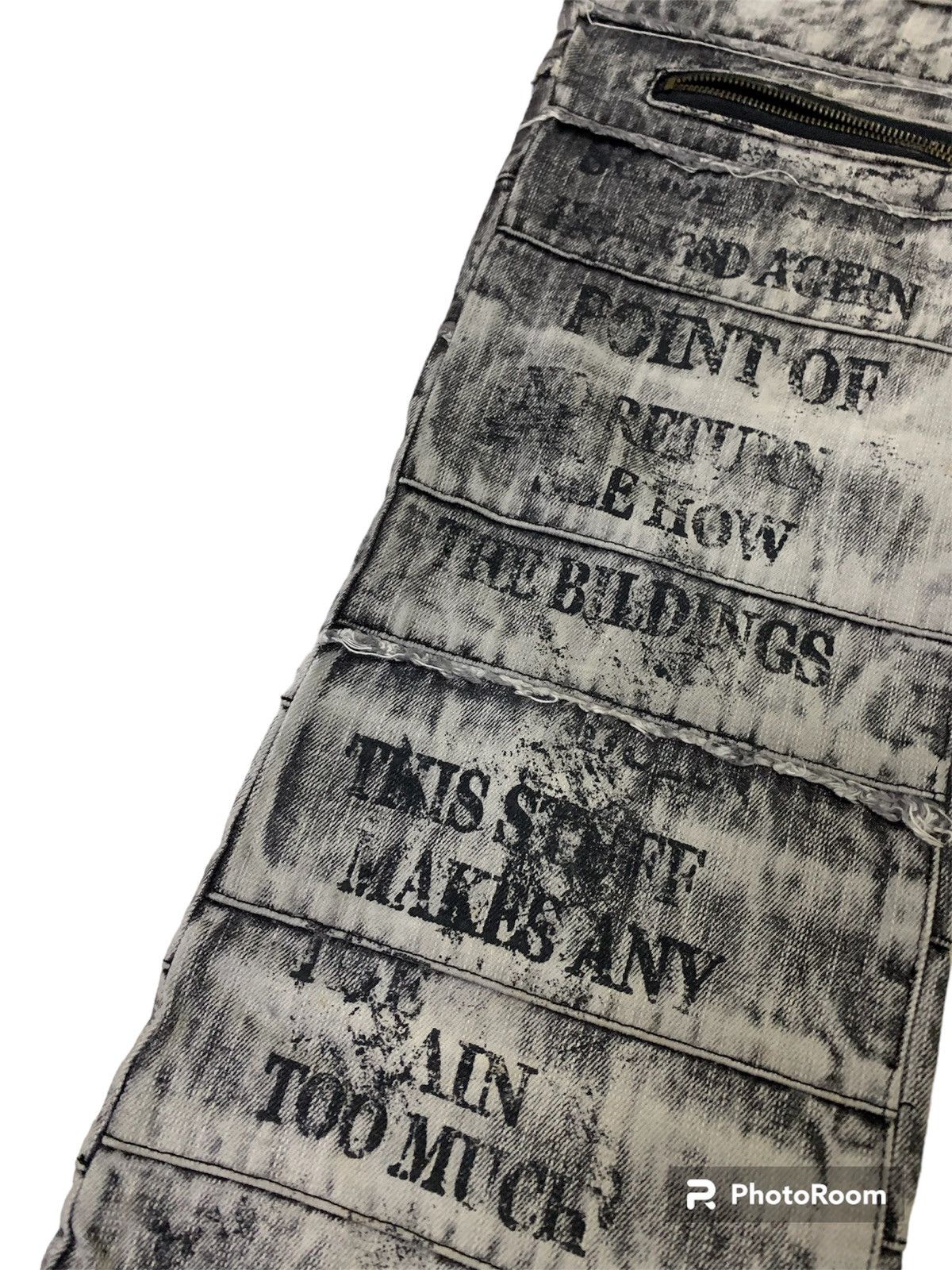 Hysteric Glamour 💥Final💥Avant Garde Bernings Sho Art Hagi Denim Size US 28 / EU 44 - 5 Thumbnail