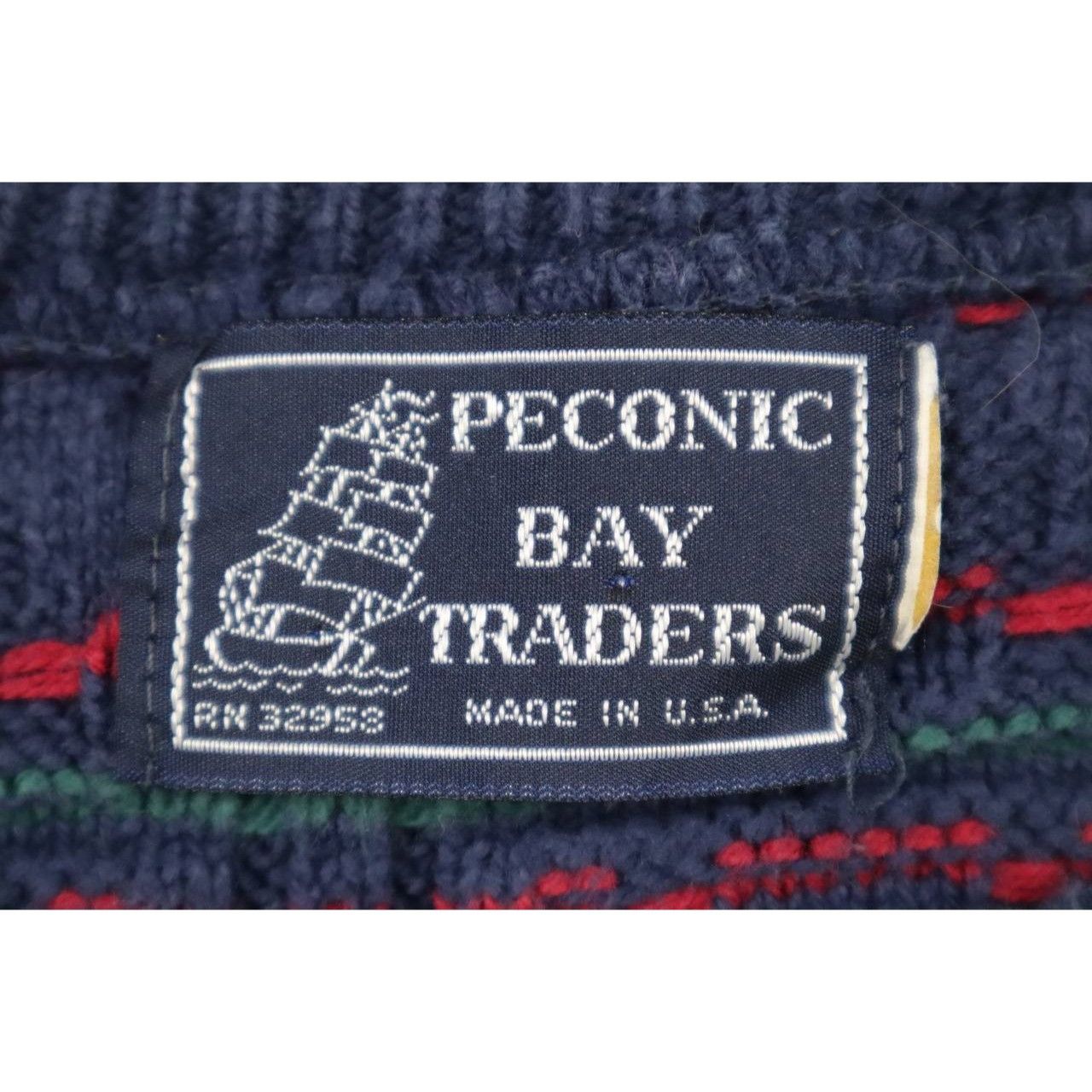 Vintage Vintage 90s Peconic Bay Traders Men's Ugly Sweater L Size US L / EU 52-54 / 3 - 2 Thumbnail